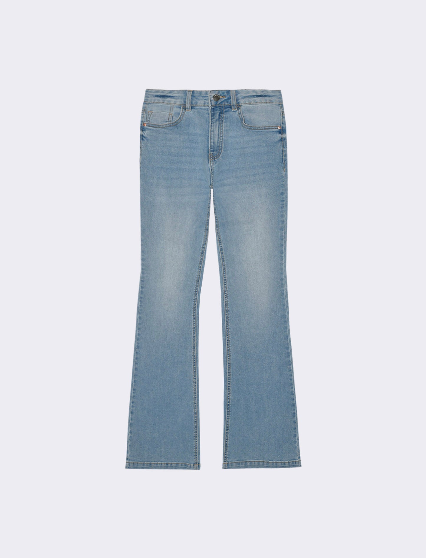 Denim bootcut regular waist da donna - Denim chiaro
