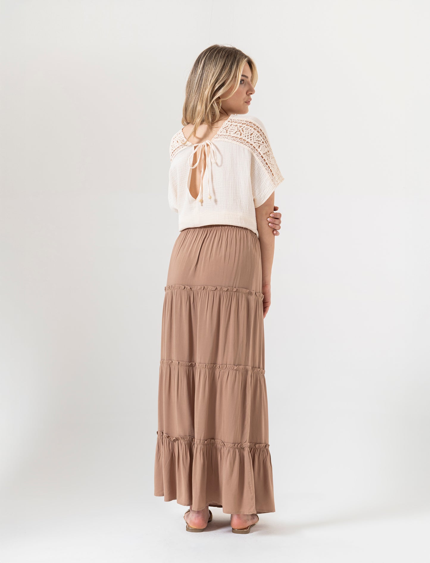 Gonna lunga da donna - Caramello