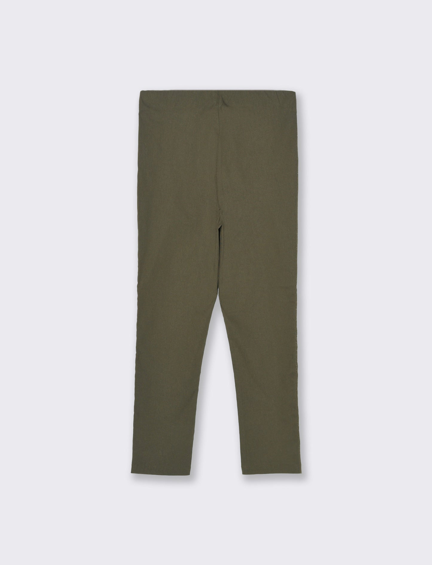 Woman's cropped pinocchio pants for stylish comfort - Green