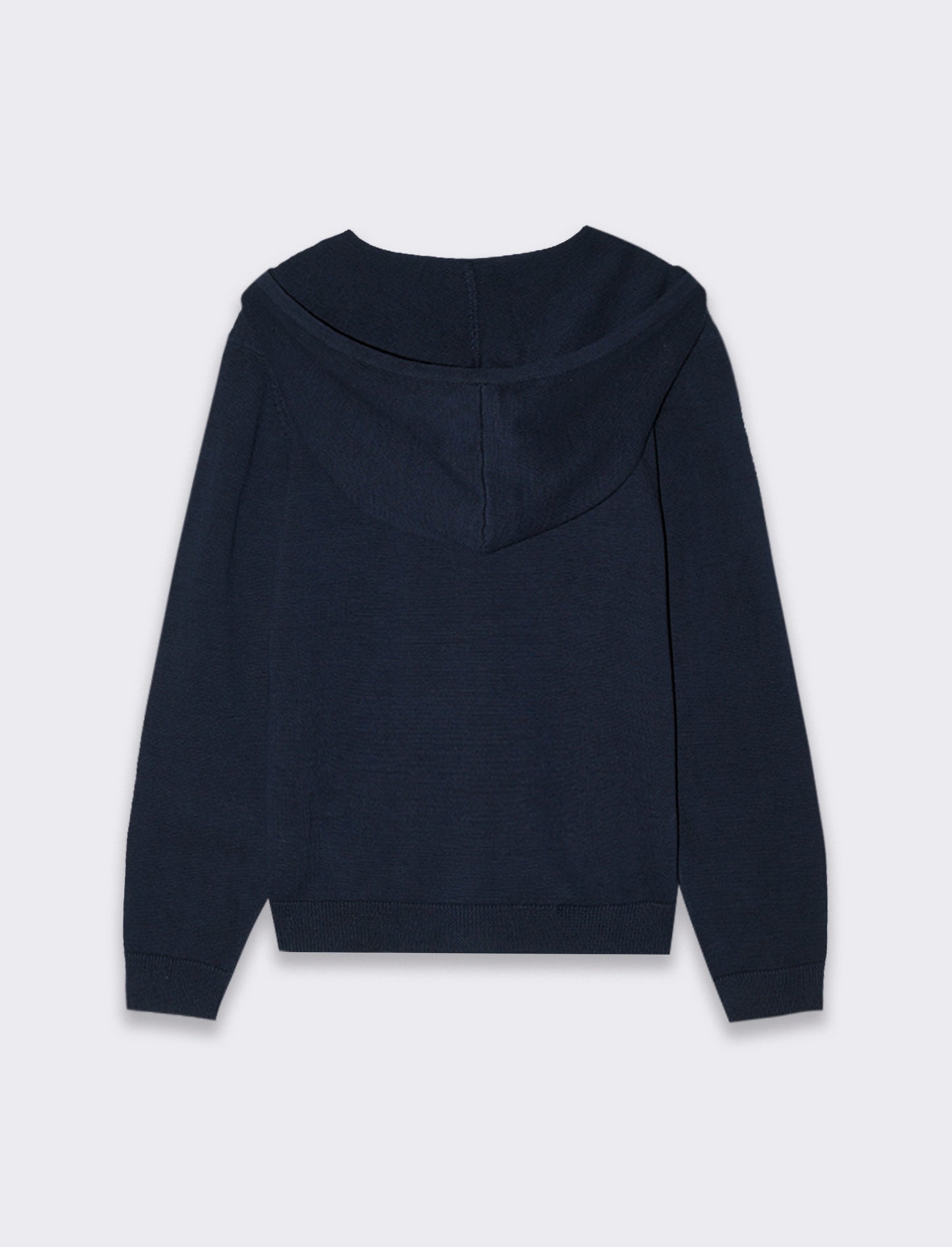 Maglia con zip e cappuccio da bambino - Blu