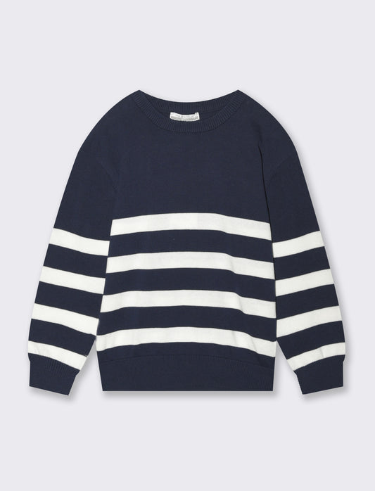 Maglia a righe da bambino - Blu