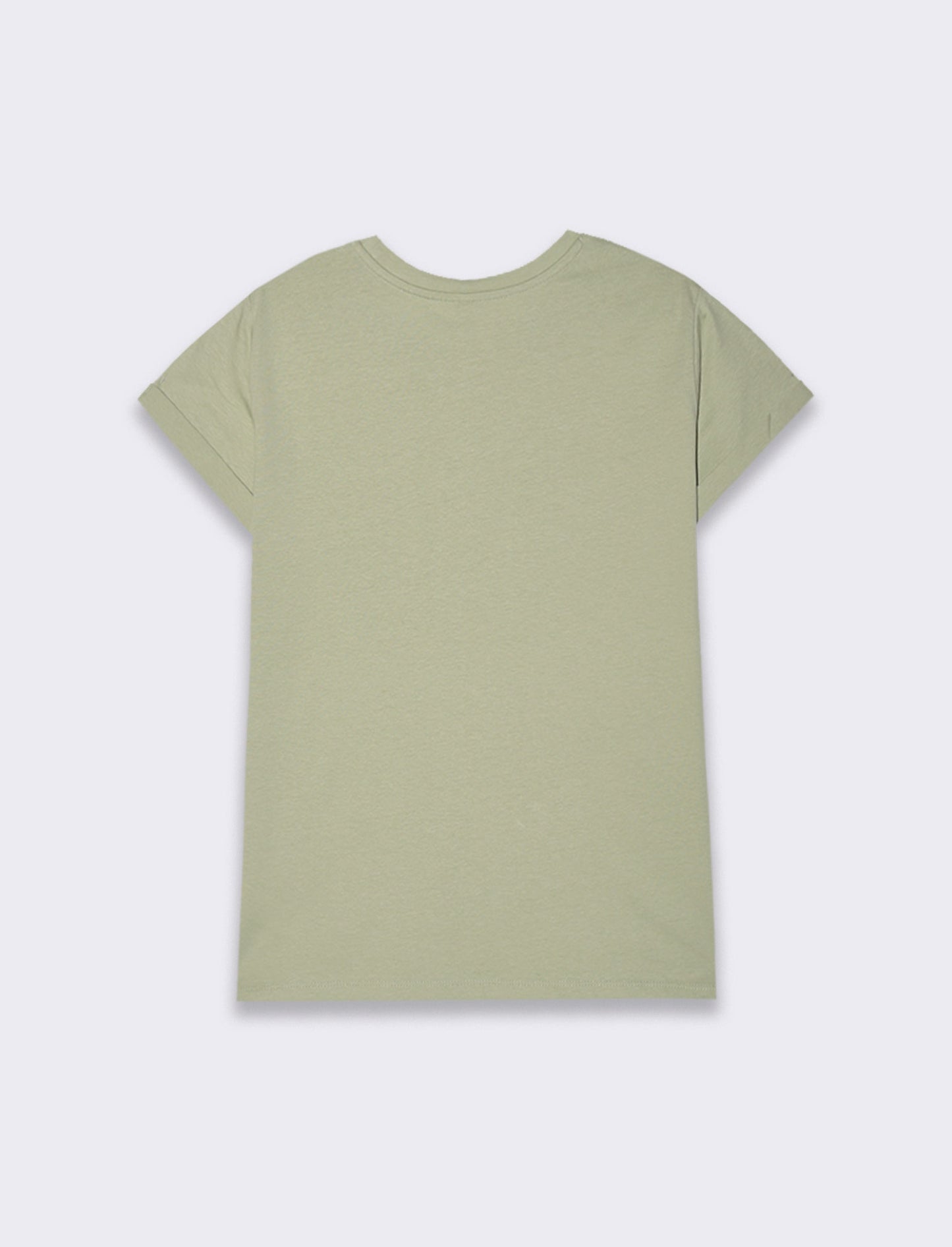 T-shirt stampata da donna - Verdino