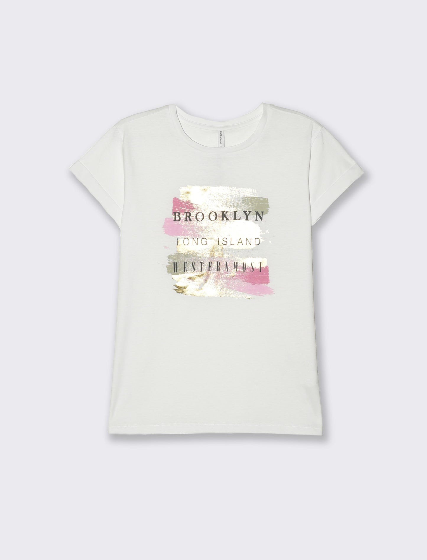 T-shirt stampata da donna - Bianco