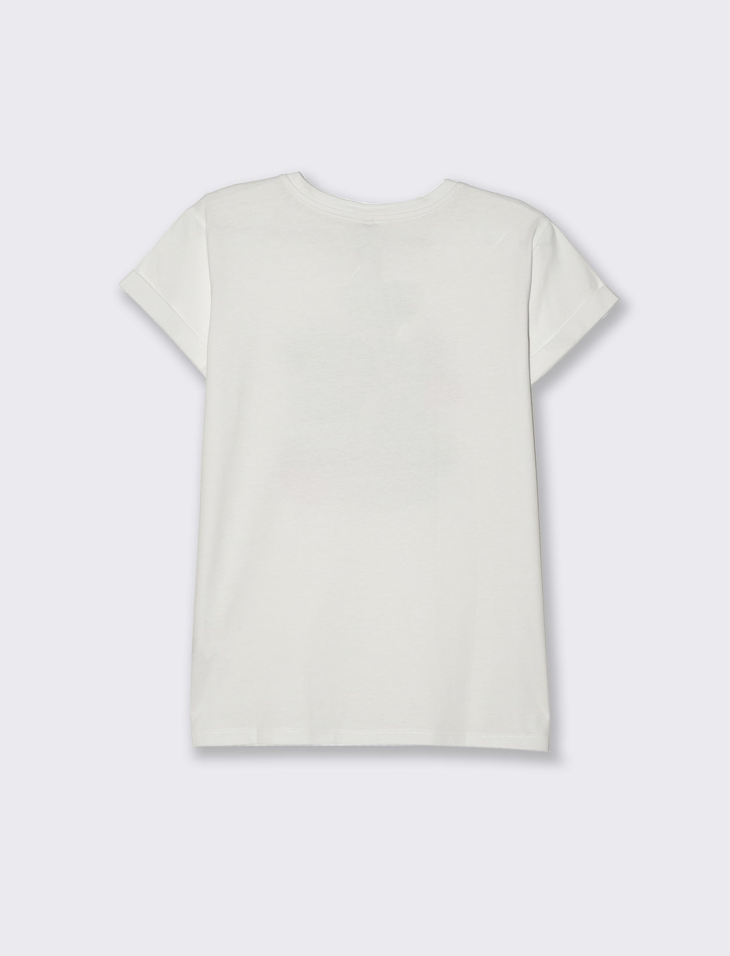 T-shirt stampata da donna - Bianco