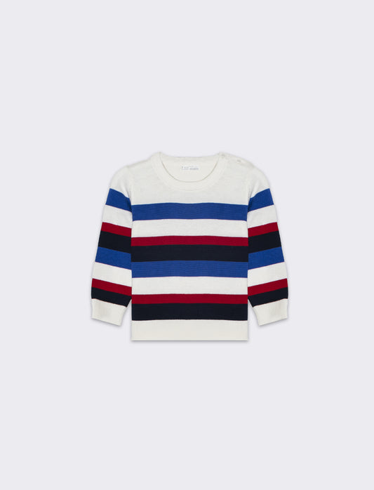 Maglia a righe da neonato - Fantasia