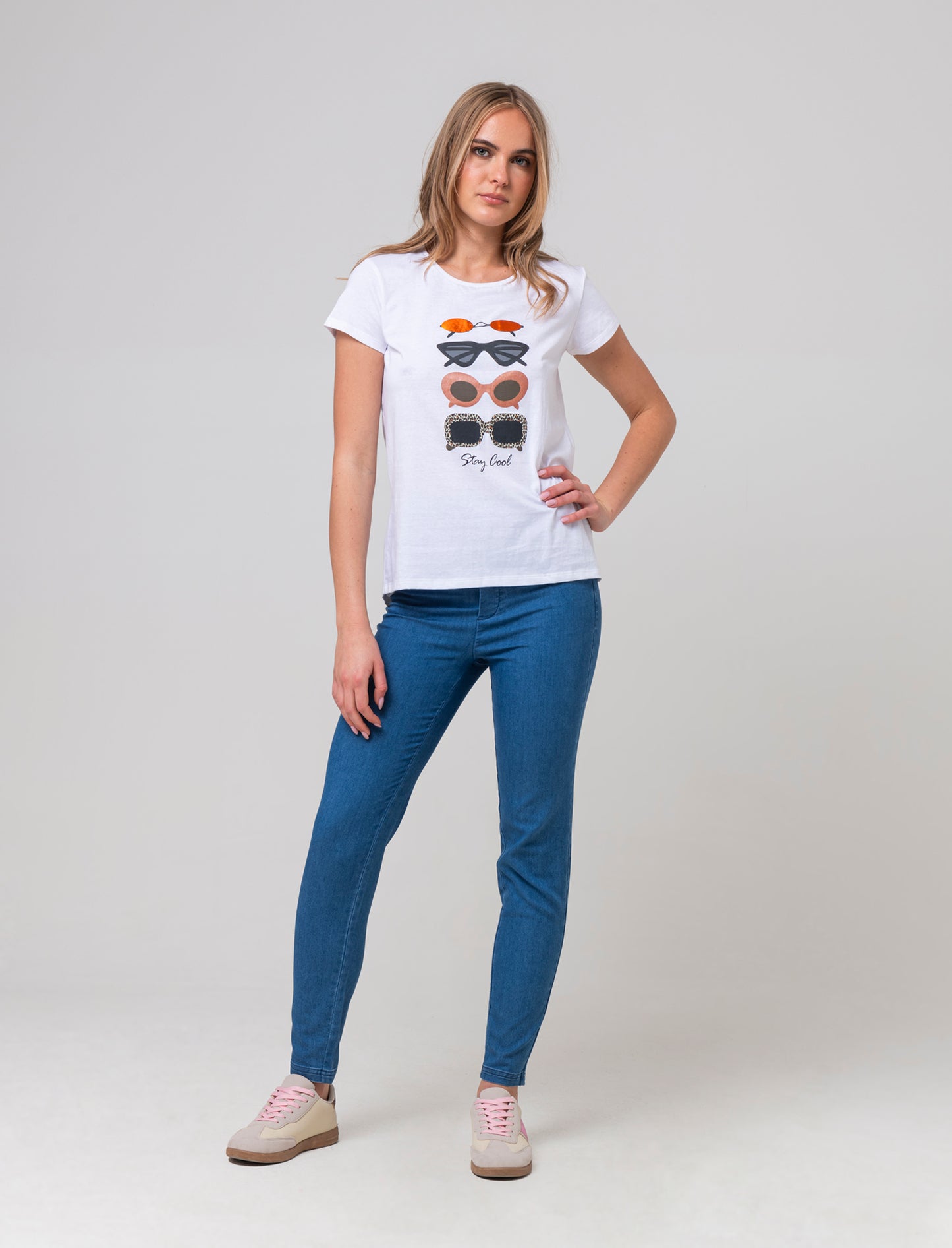 T-shirt con stampa da donna - var 2