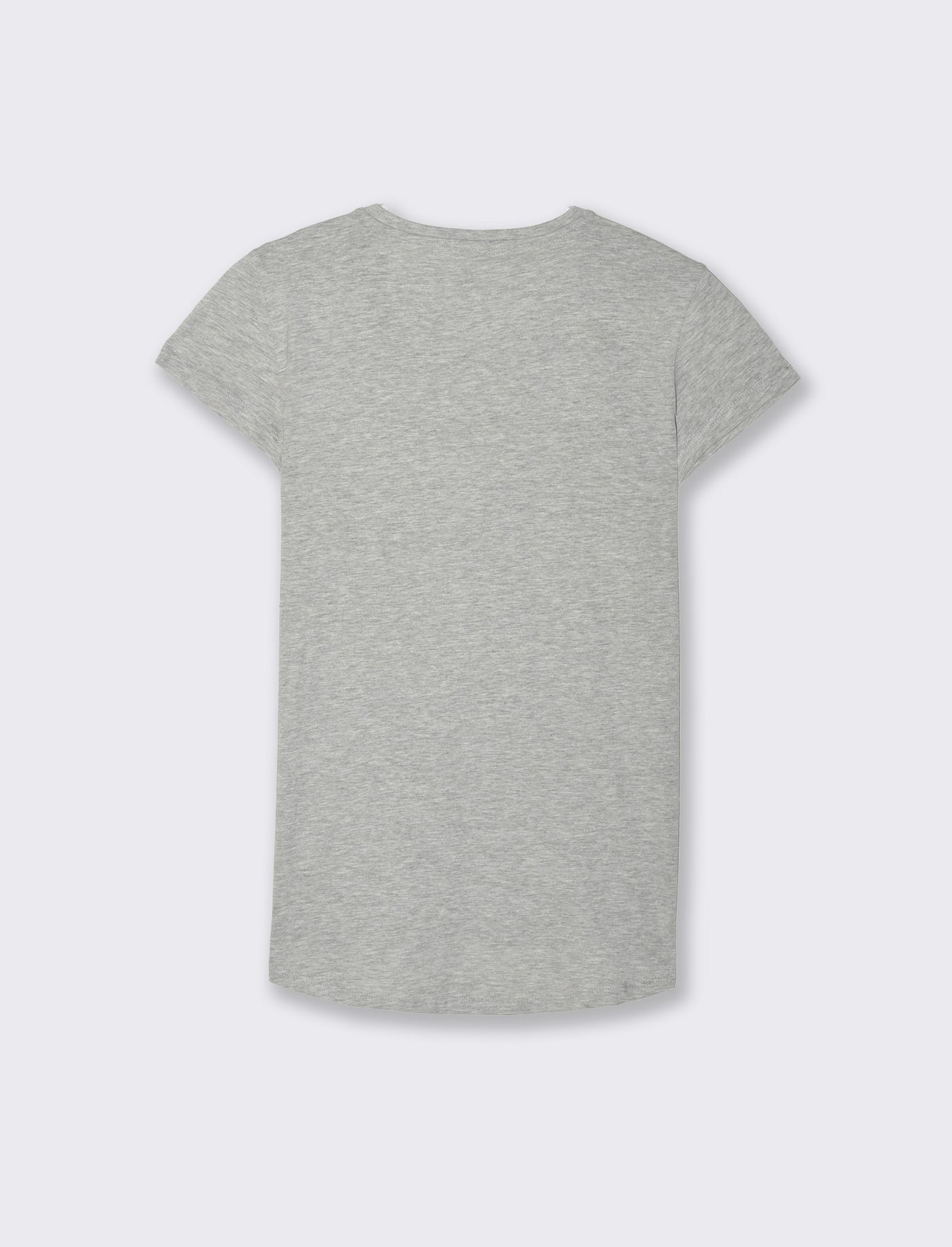 Woman's printed graphic t-shirt for casual wear - Grey
