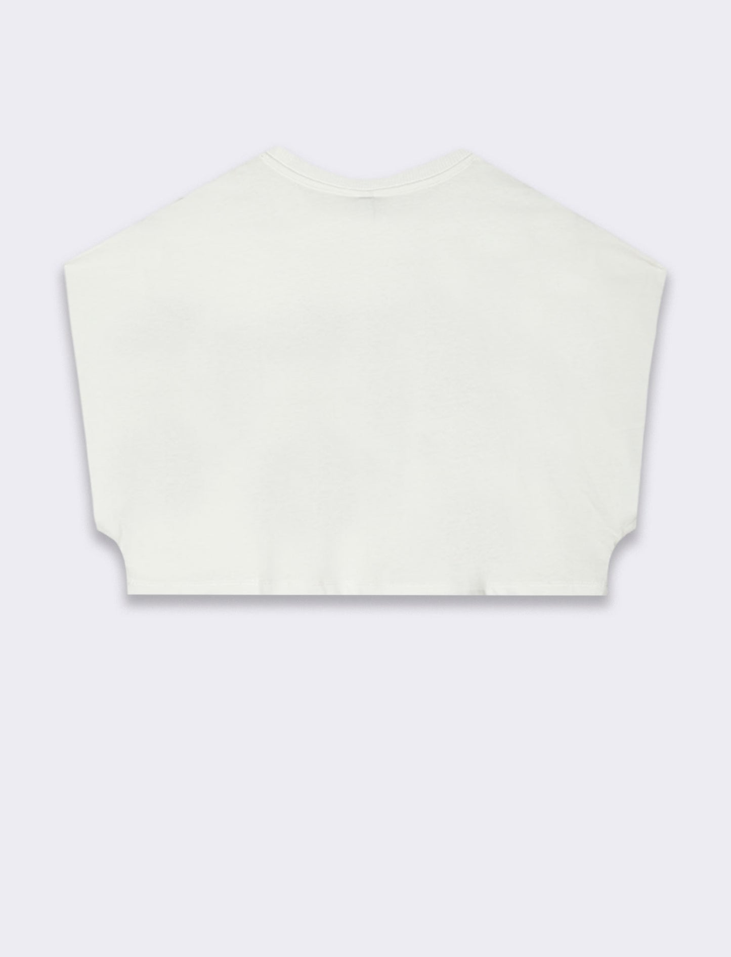T-shirt crop con stampa da donna - var 1