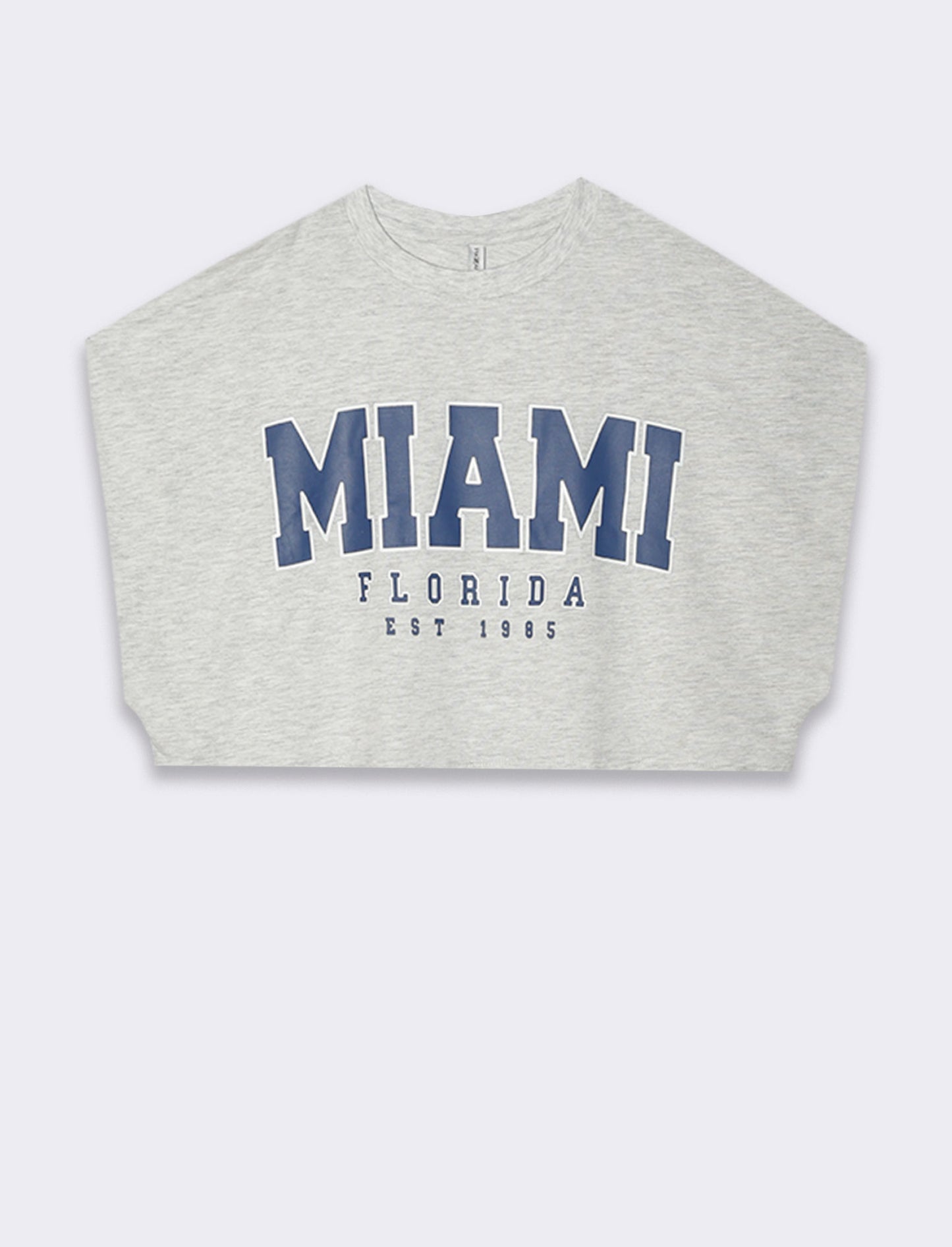 T-shirt crop con stampa da donna - var 2