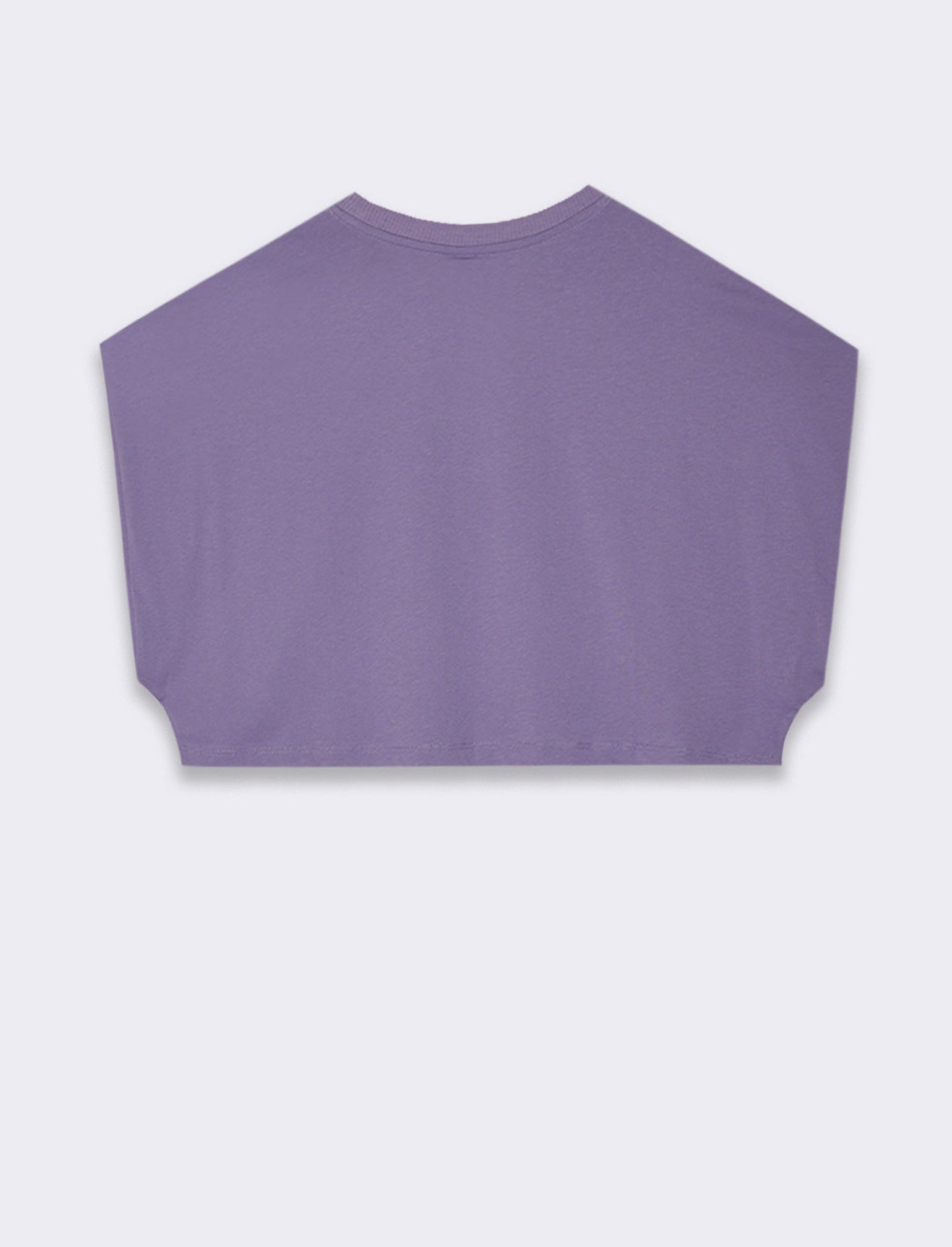 T-shirt crop con stampa da donna - var 3