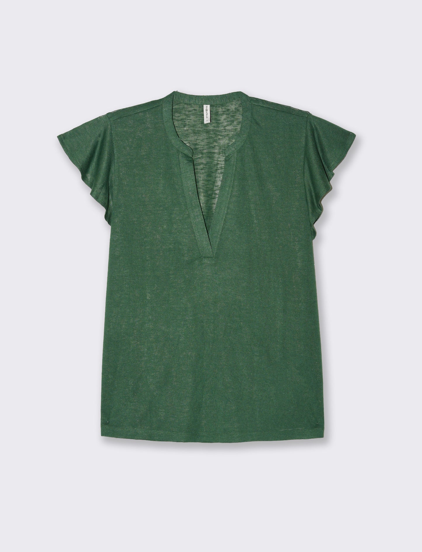Woman's v-neck t-shirt for men and women - Green