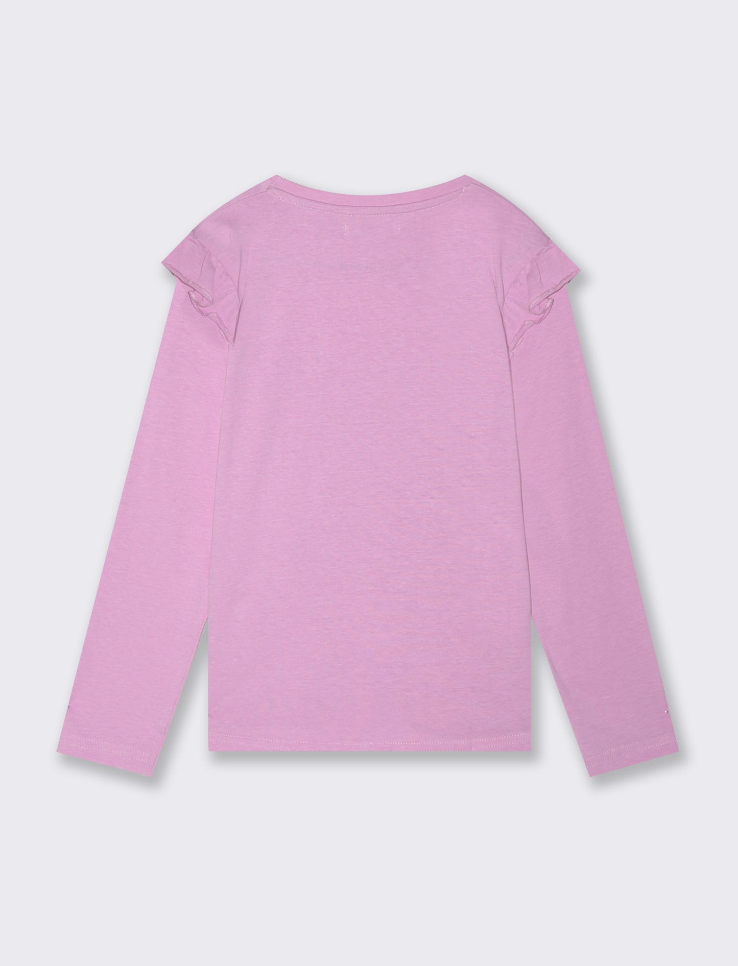 T-shirt con stampa e paillettes da bambina - Rosa