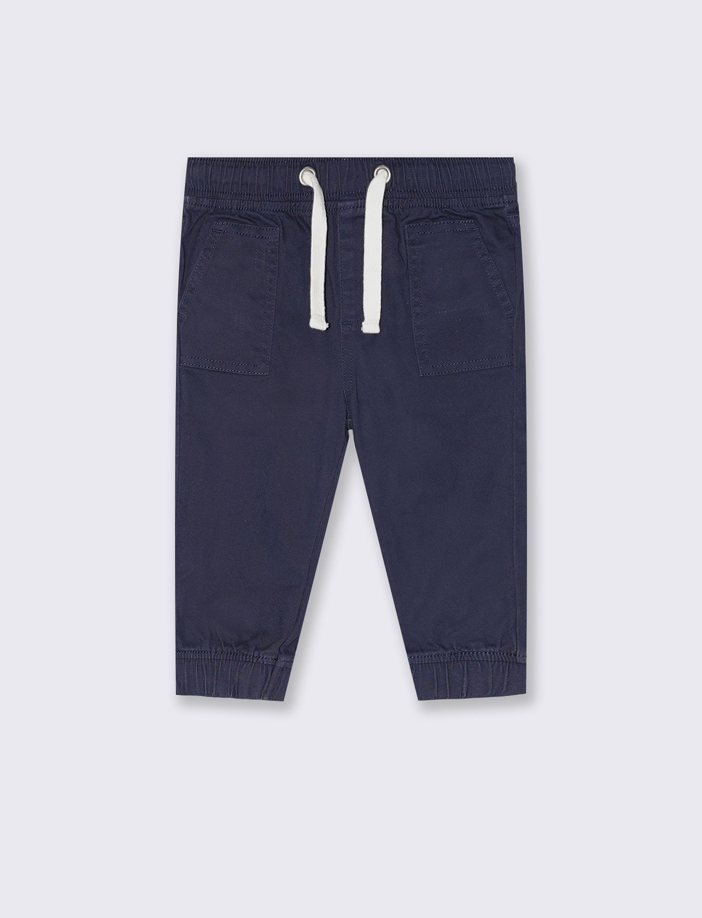 Pantaloni con coulisse da neonato - Blu