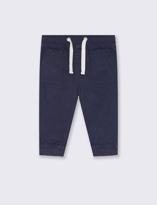 Pantaloni con coulisse da neonato - Blu