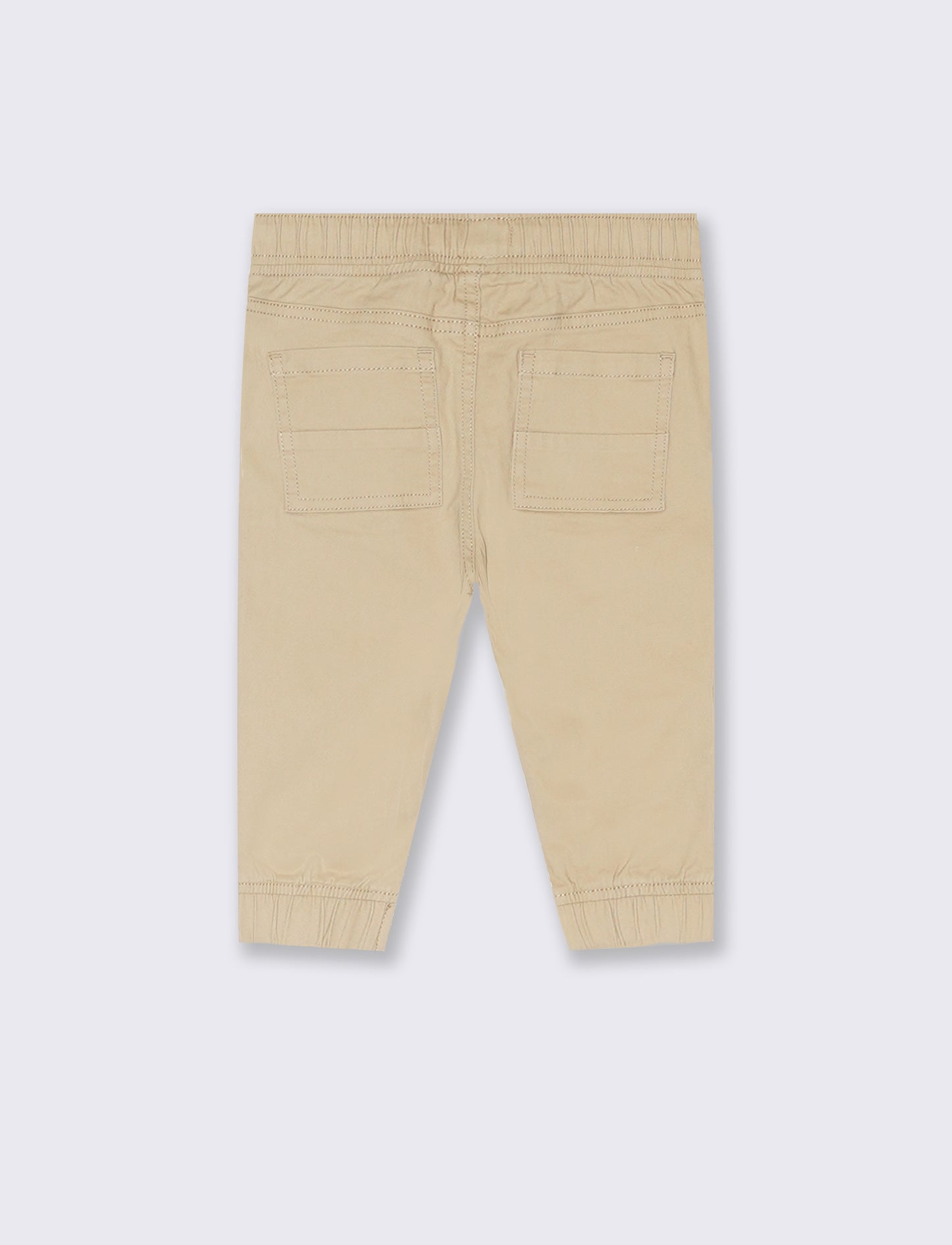 Pantaloni con coulisse da neonato - Beige