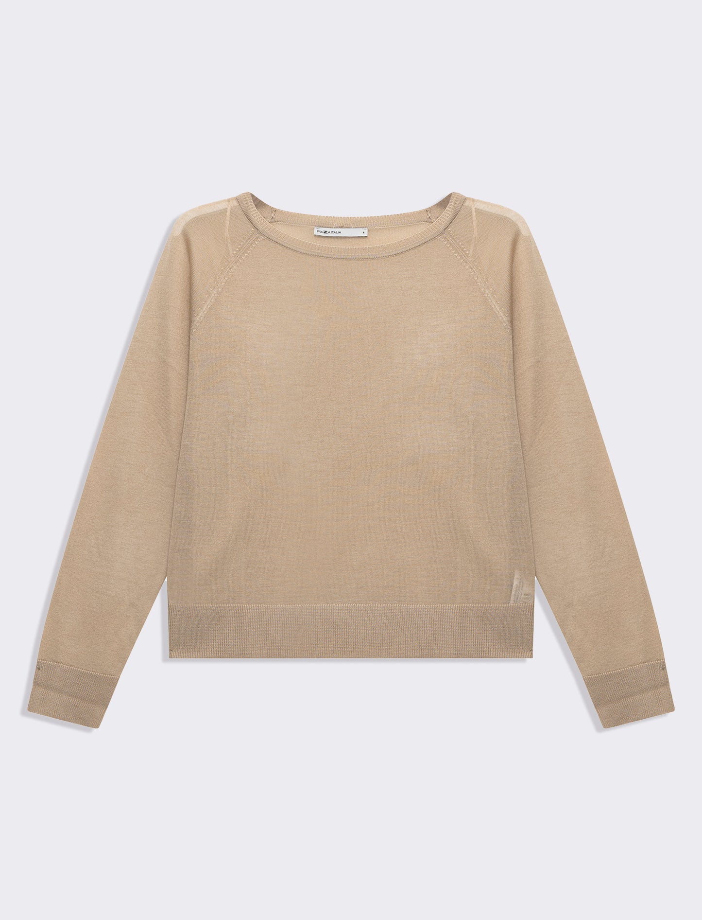 Maglia manica lunga da donna - Sabbia