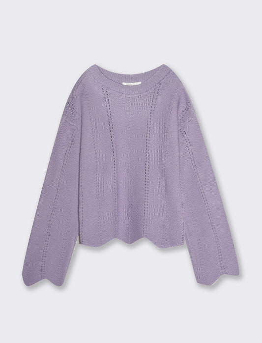 Pullover estivo da bambina - Lilla