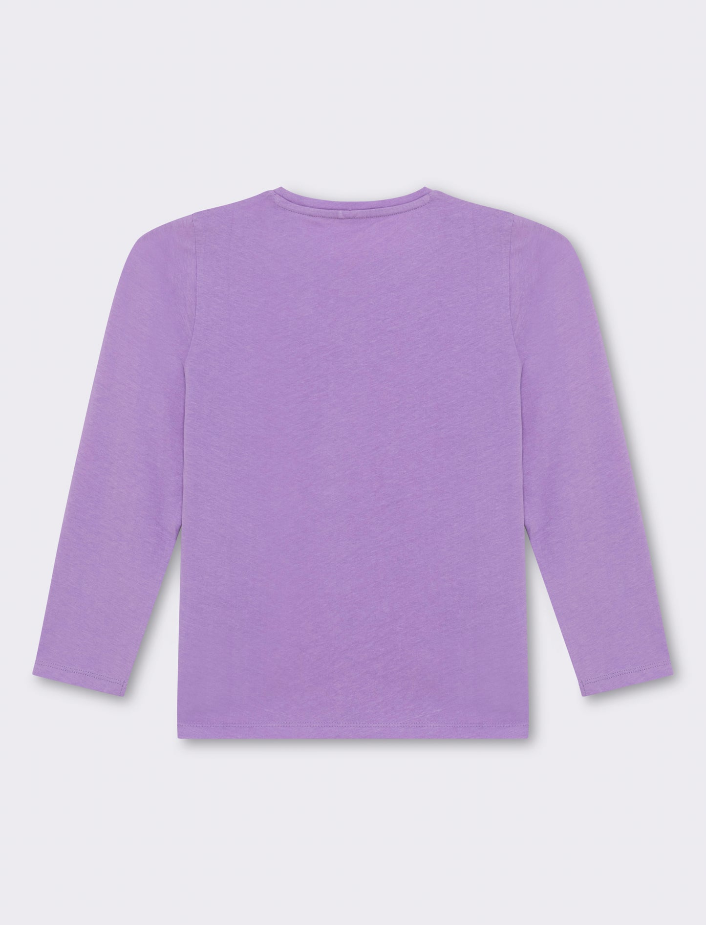 T-shirt stampa frontale da bambina - Viola