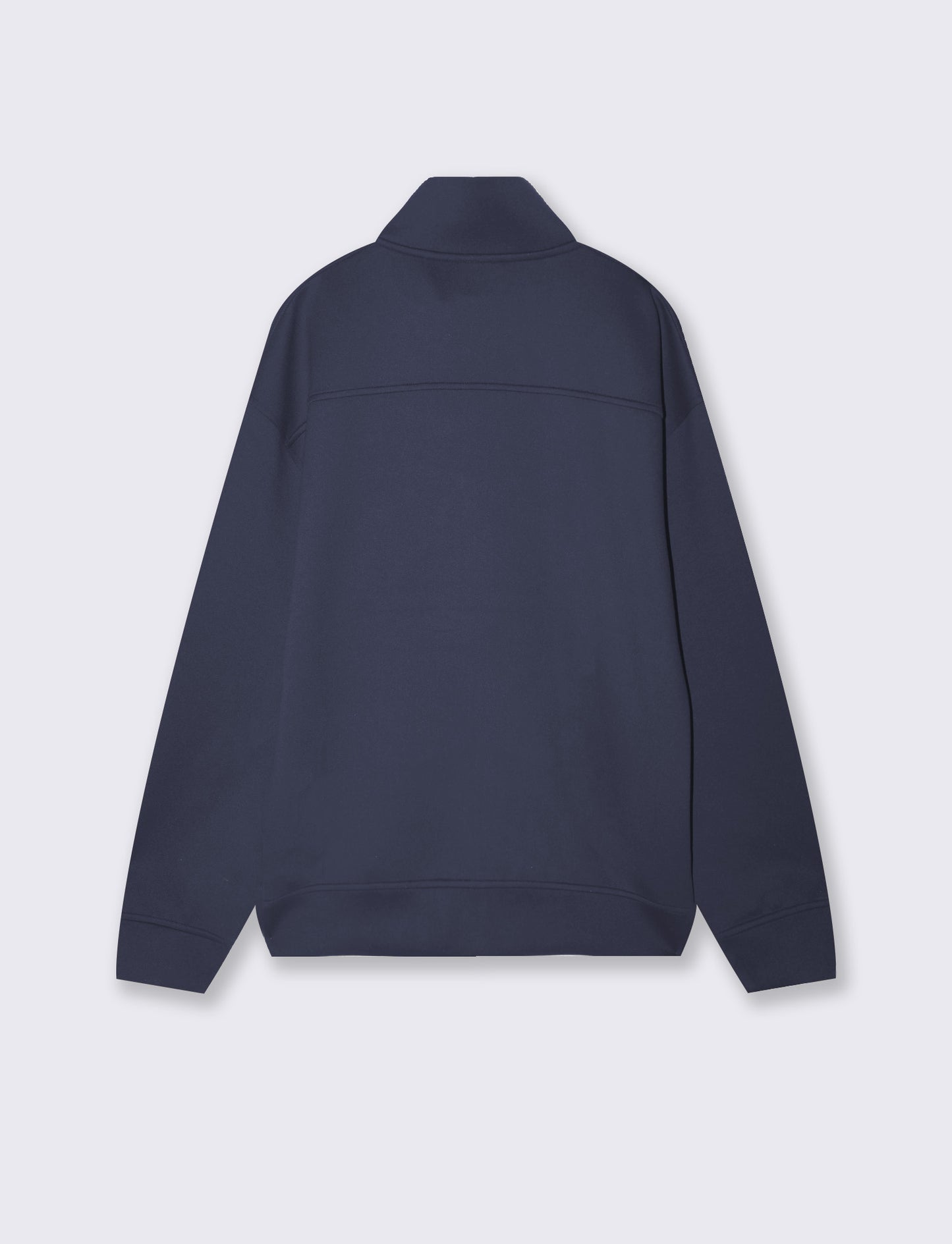 Soft Touch Relaxed Fit Cardigan Sweatshirt - Blue