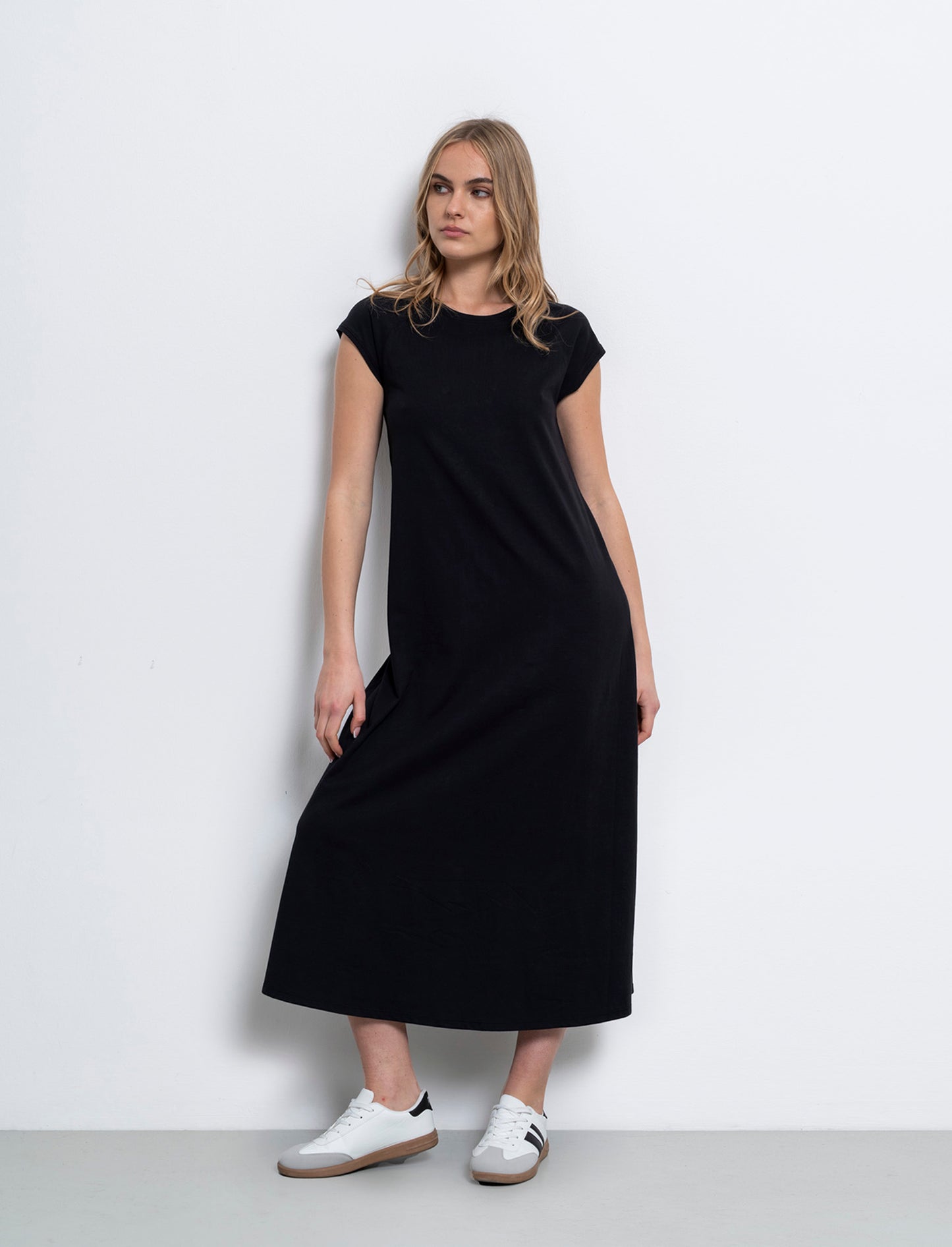 Vestito lungo da donna - Nero