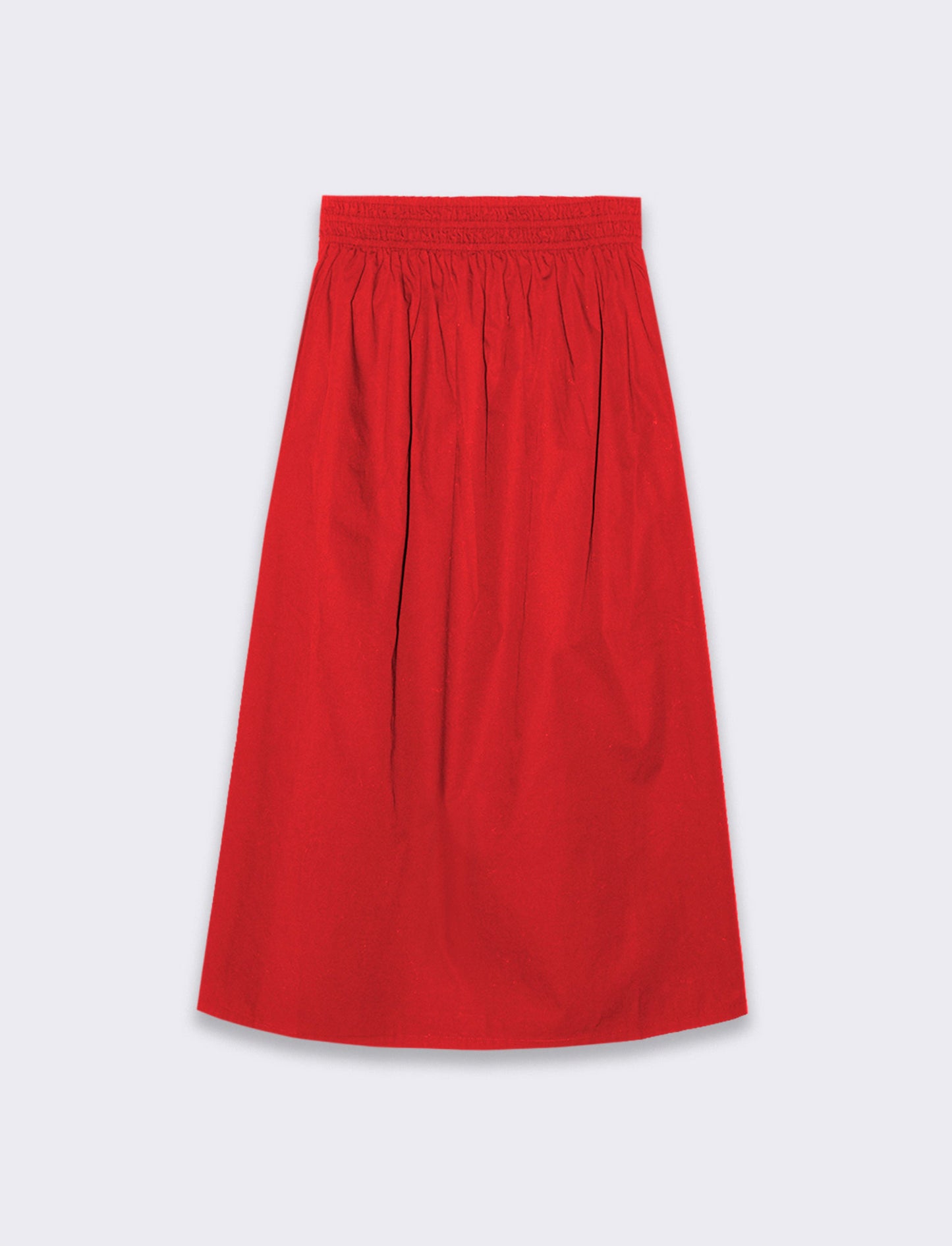 Gonna lunga da donna - Rosso scarlatto