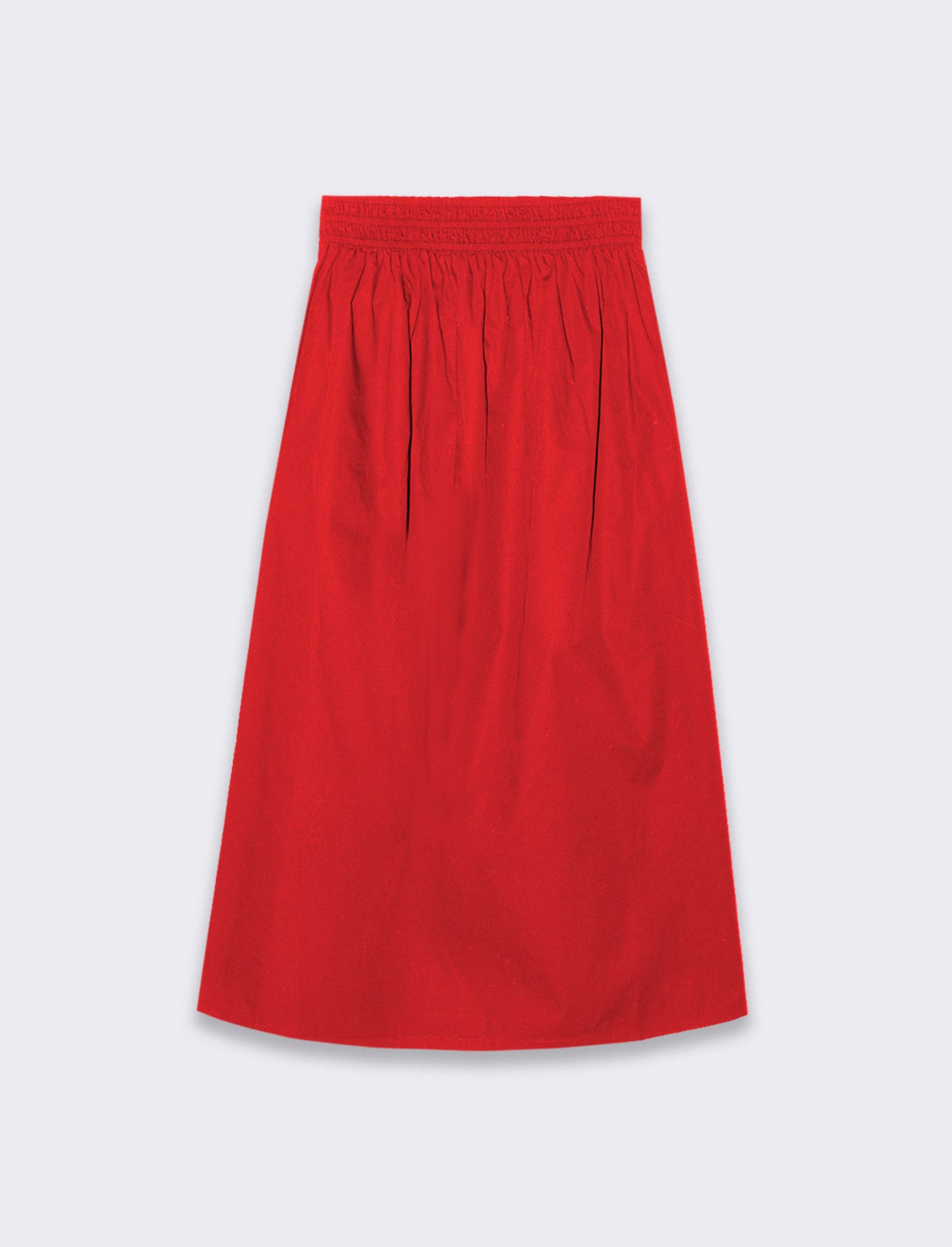 Gonna lunga da donna - Rosso scarlatto