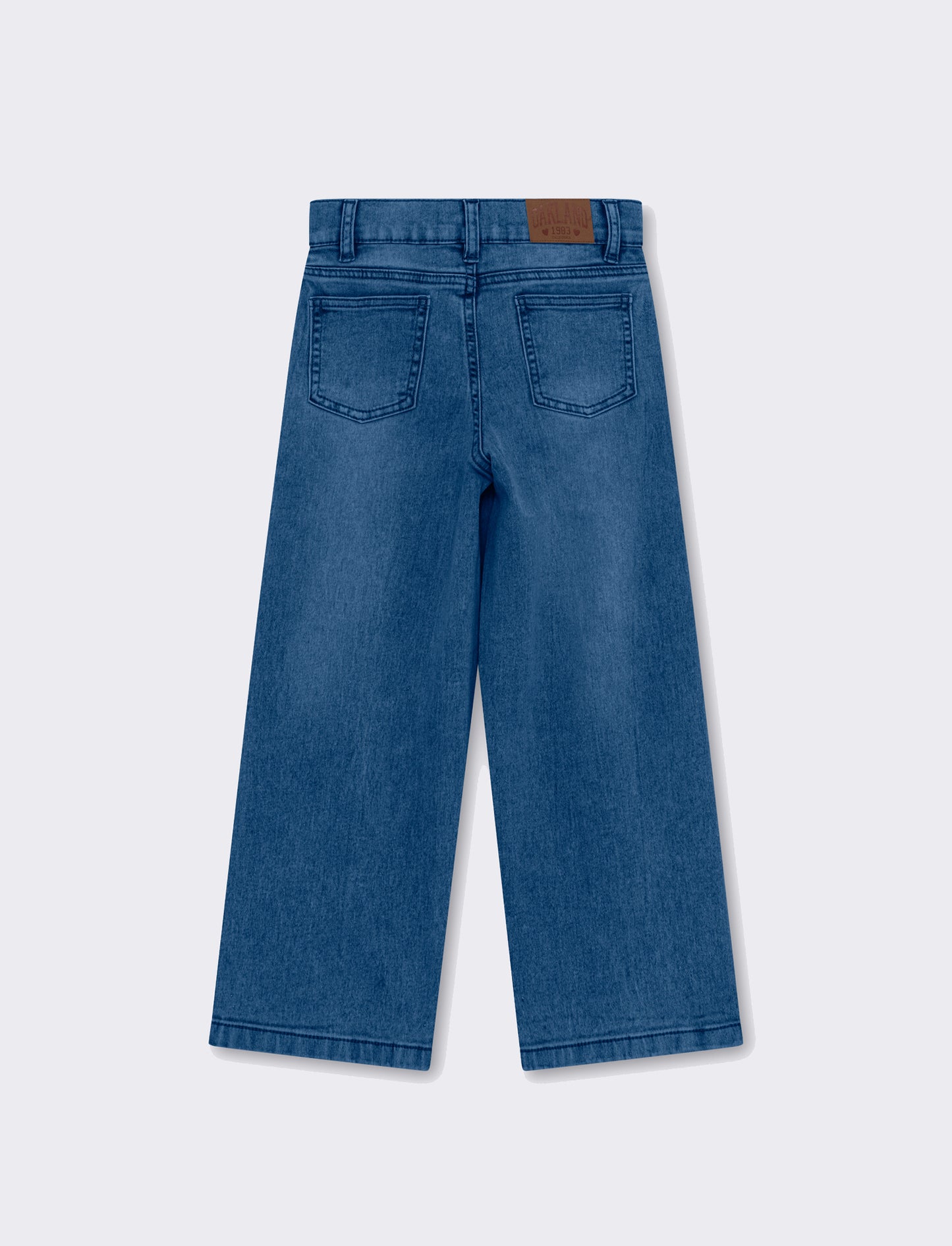 Jeans abbottonatura frontale da bambina - Denim