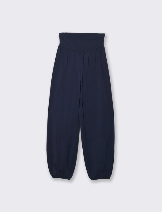 Pantalone stile odalisca da donna - Blu