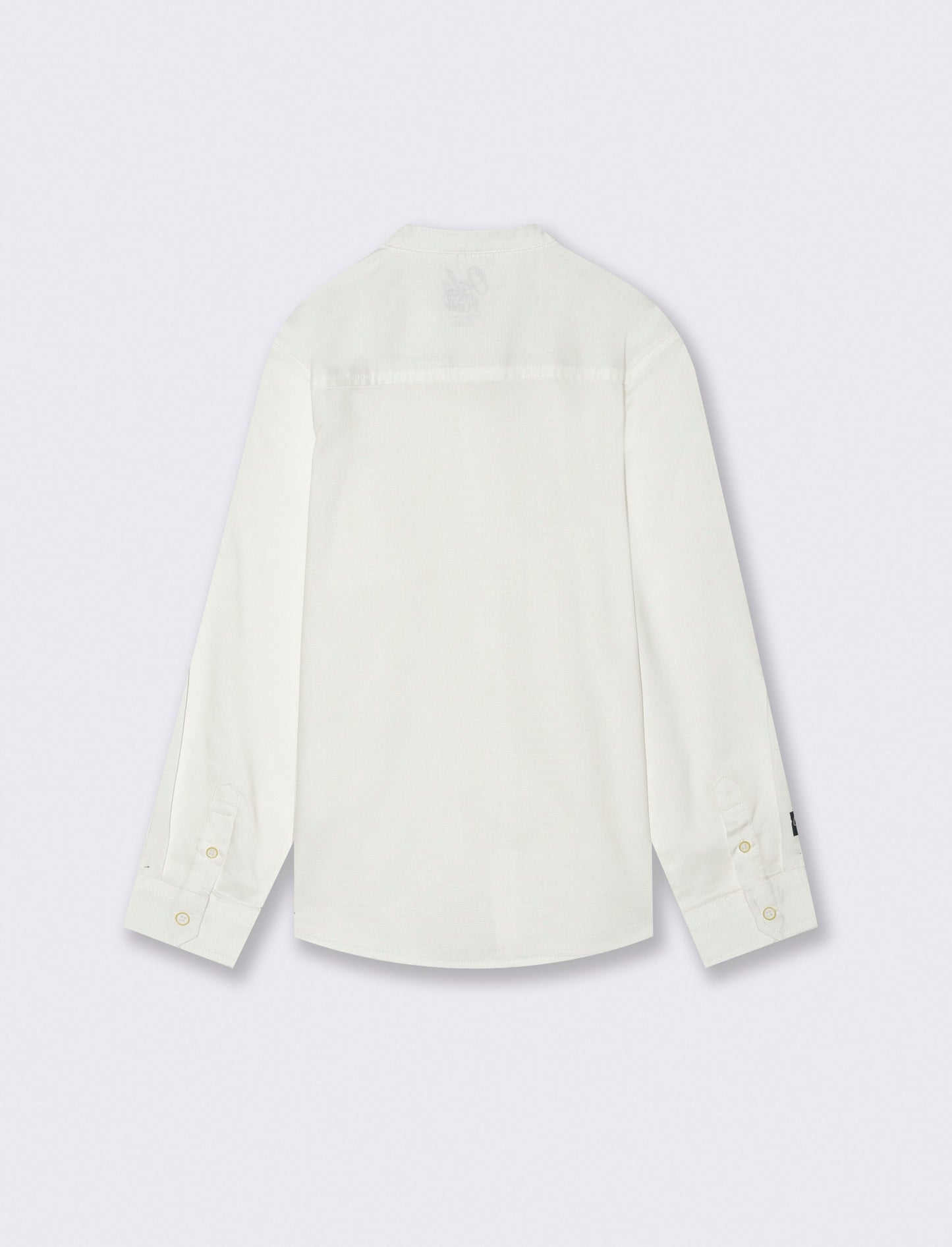 Camicia maniche lunghe da bambino - Bianco latte