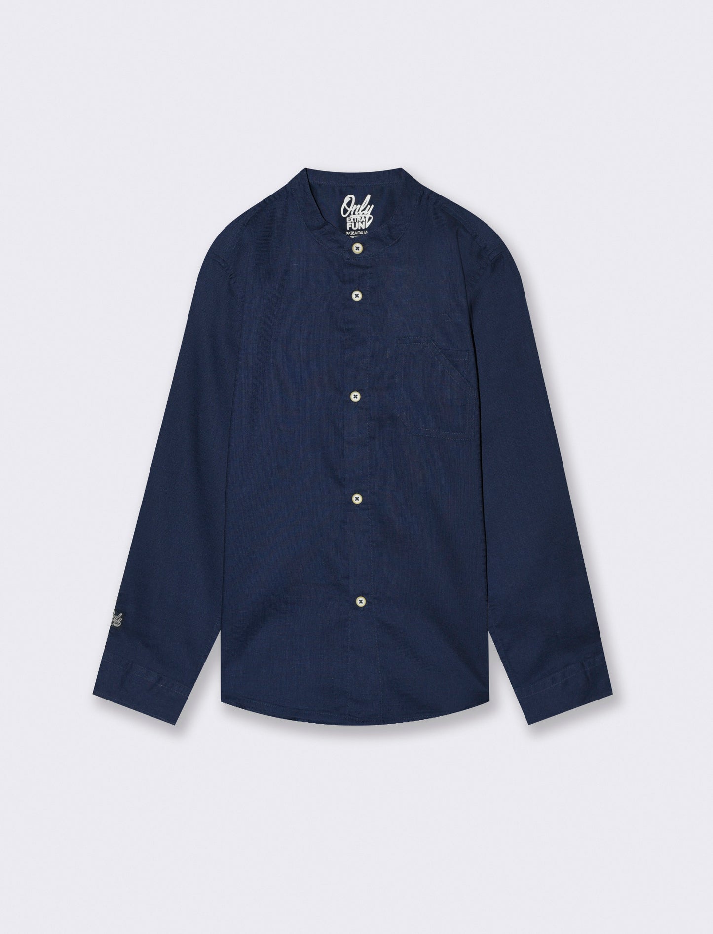 Camicia maniche lunghe da bambino - Blu