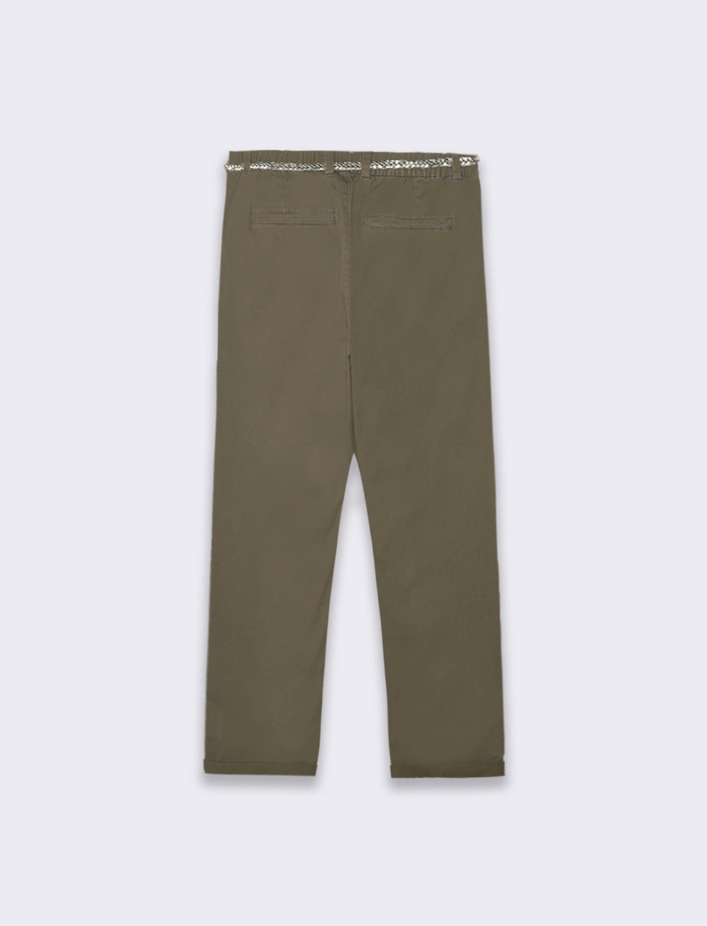 Pantalone con cintura da donna - Verde salvia
