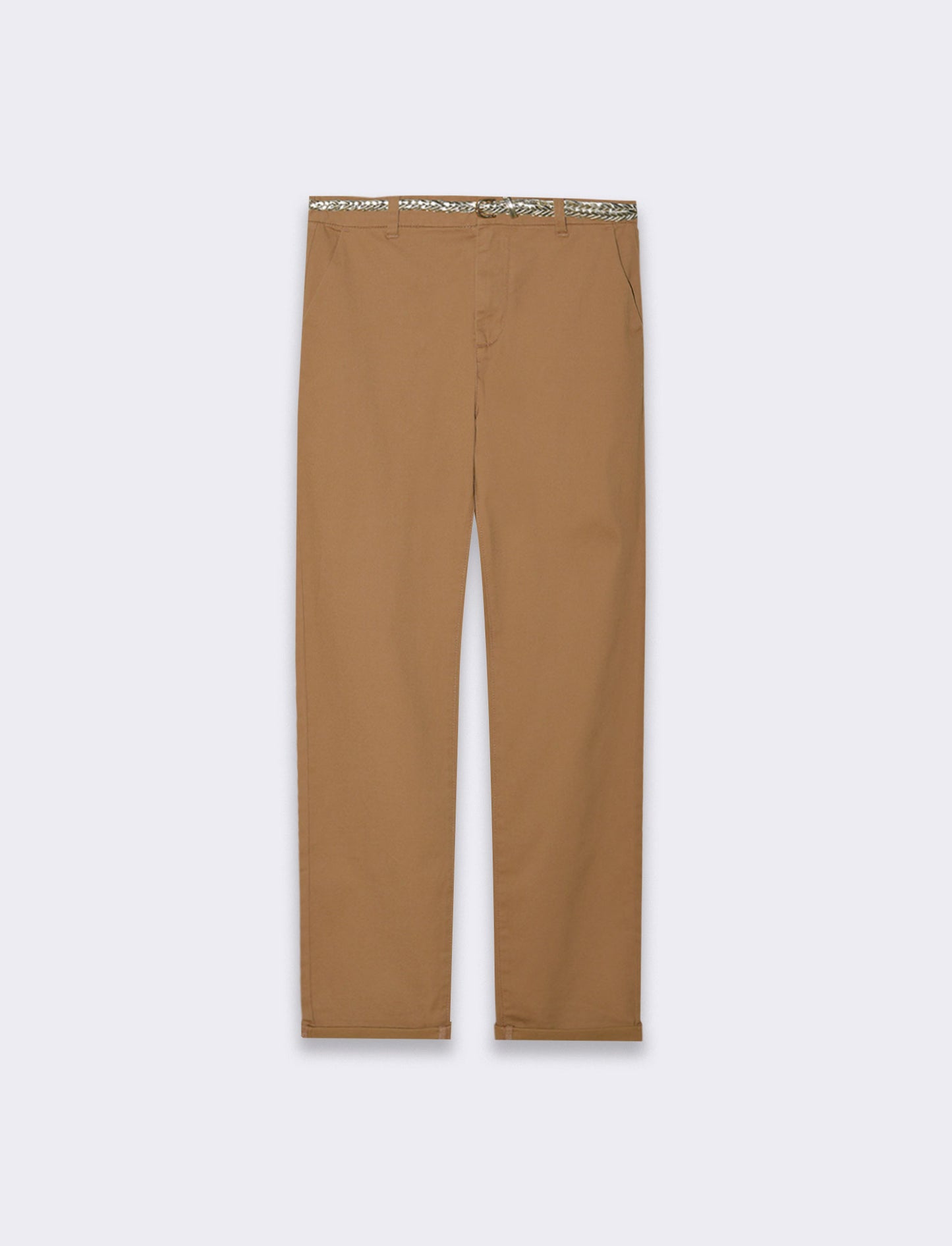 Woman's belted pants for stylish comfort - Beige