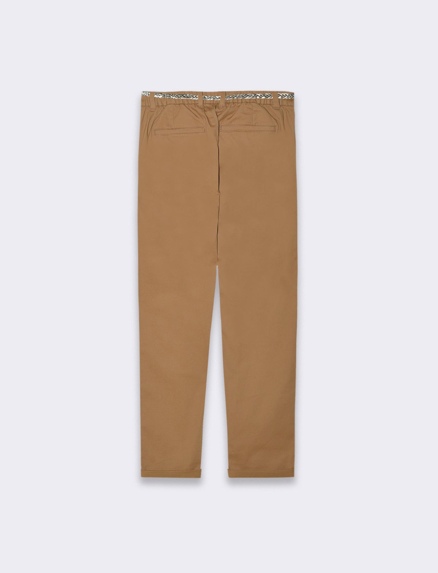 Woman's belted pants for stylish comfort - Beige