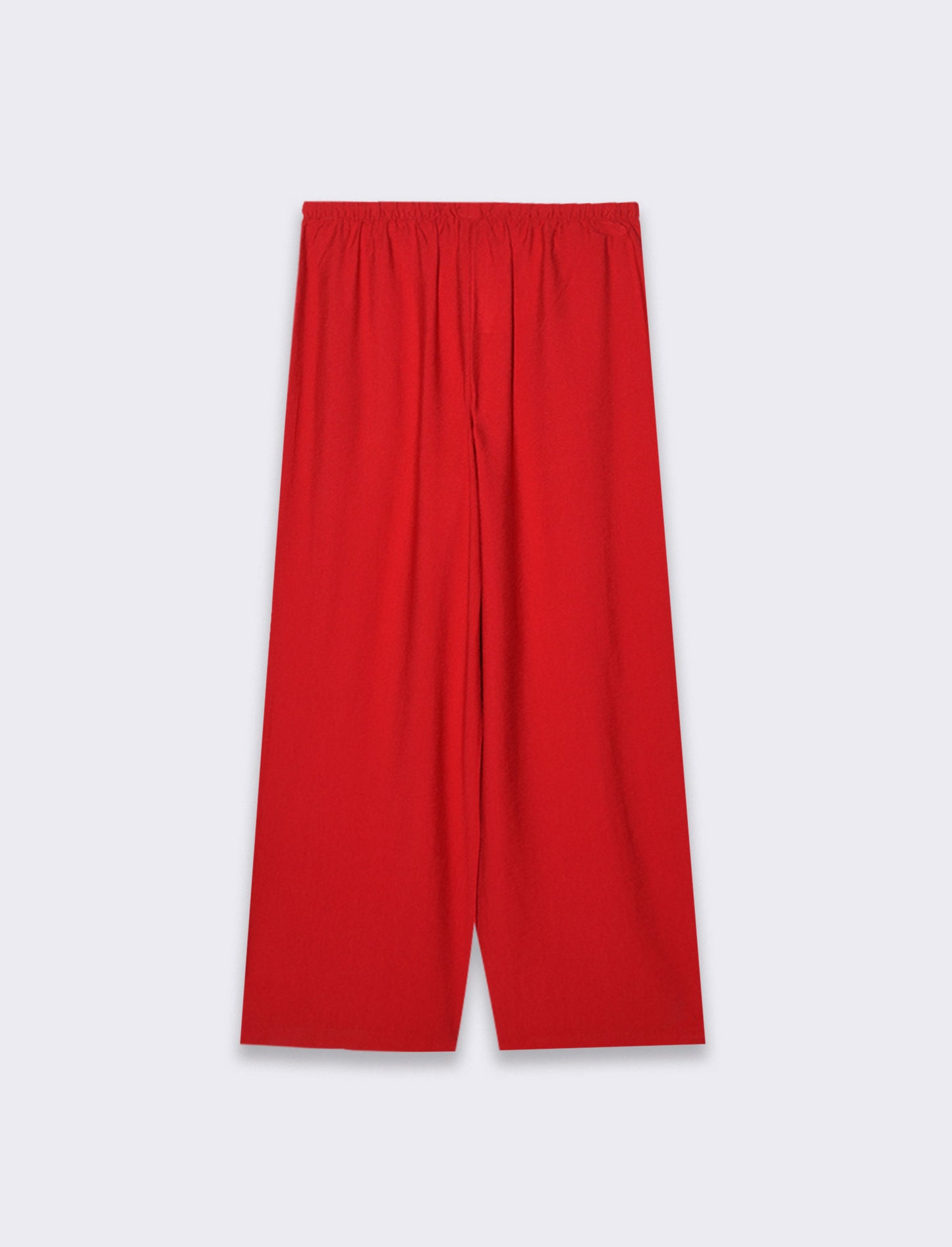 Pantalone con coulisse da donna - Rosso scarlatto