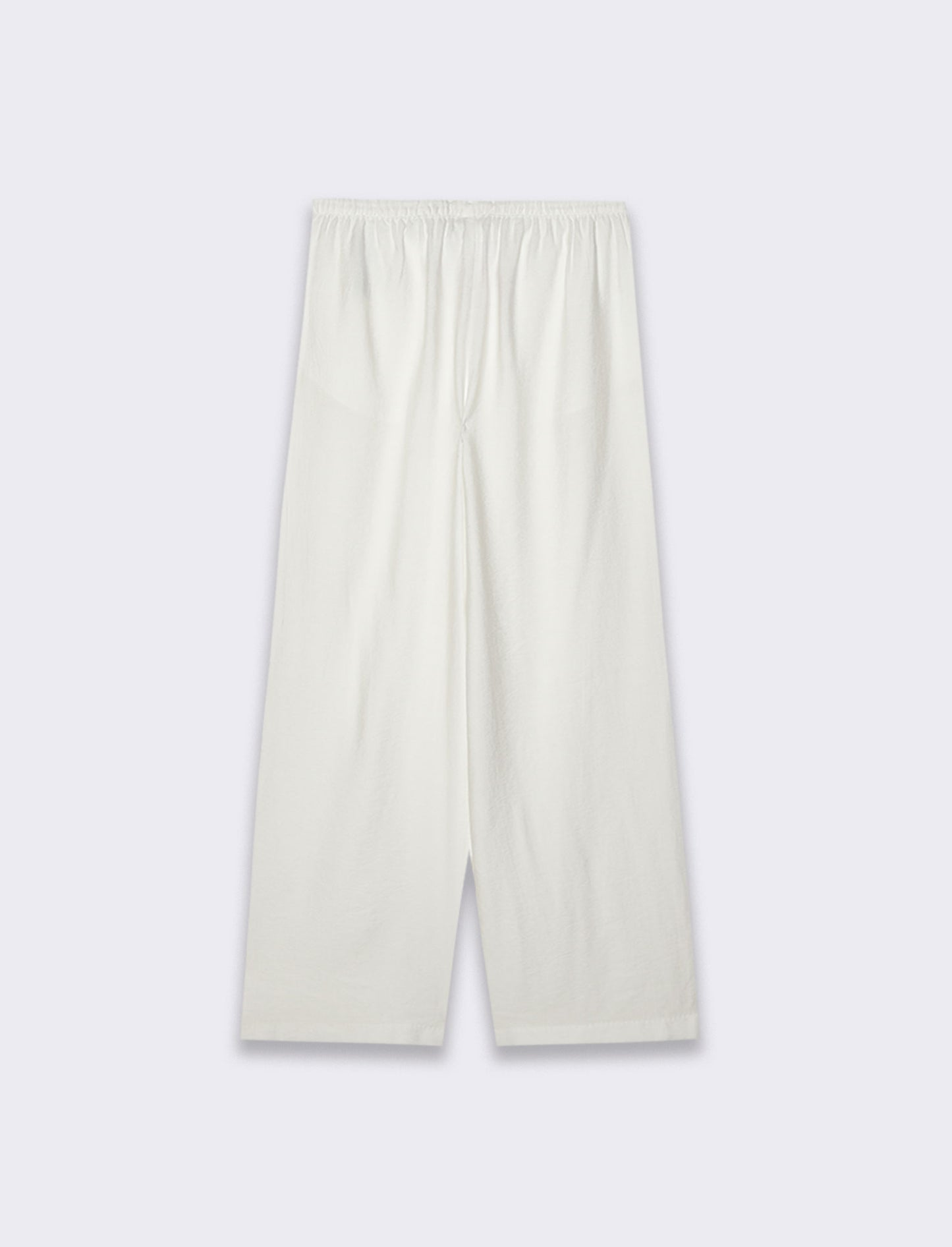Pantalone con coulisse da donna - Bianco