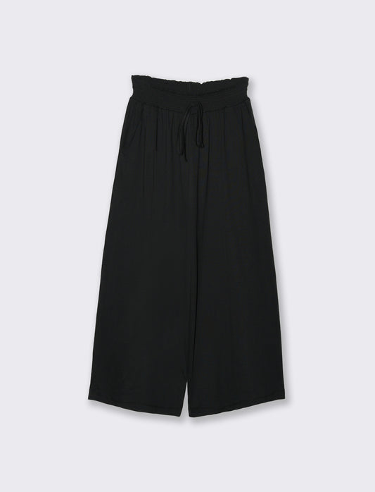 Pantalone coulotte da donna - Nero