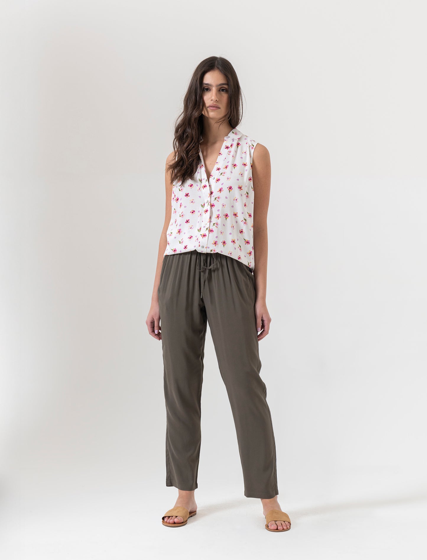 Pantalone con rouches da donna - Ve.milit.