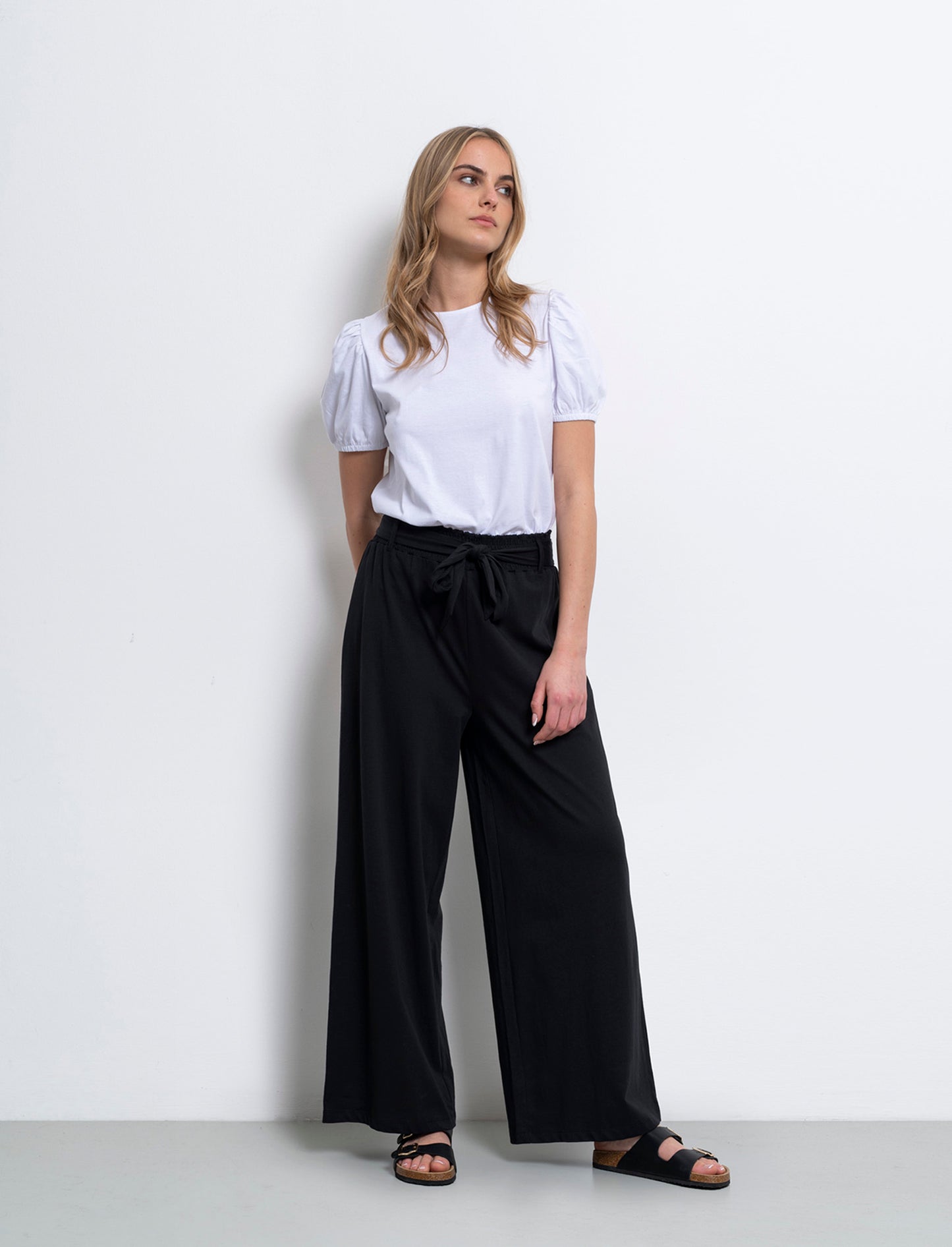 Pantalone stile odalisca da donna - Nero