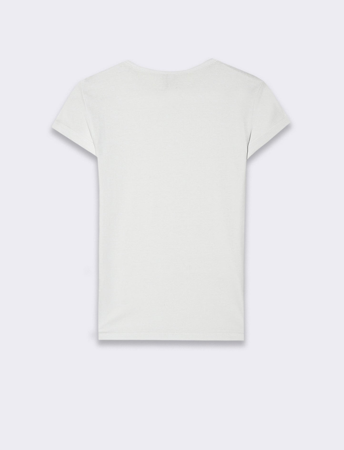 T-shirt basica da donna - Bianco