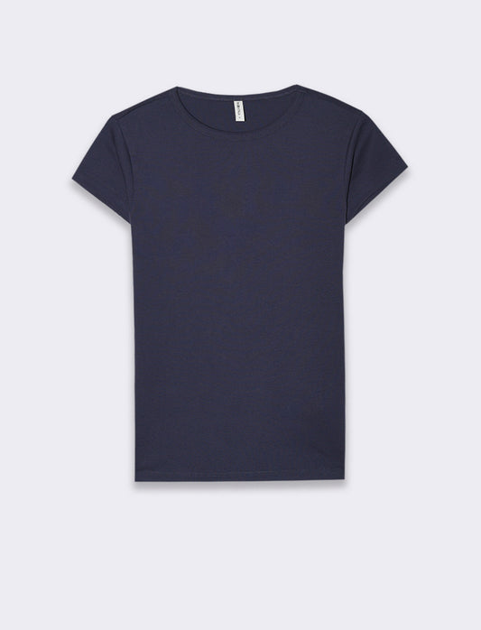 T-shirt basica da donna - Blu