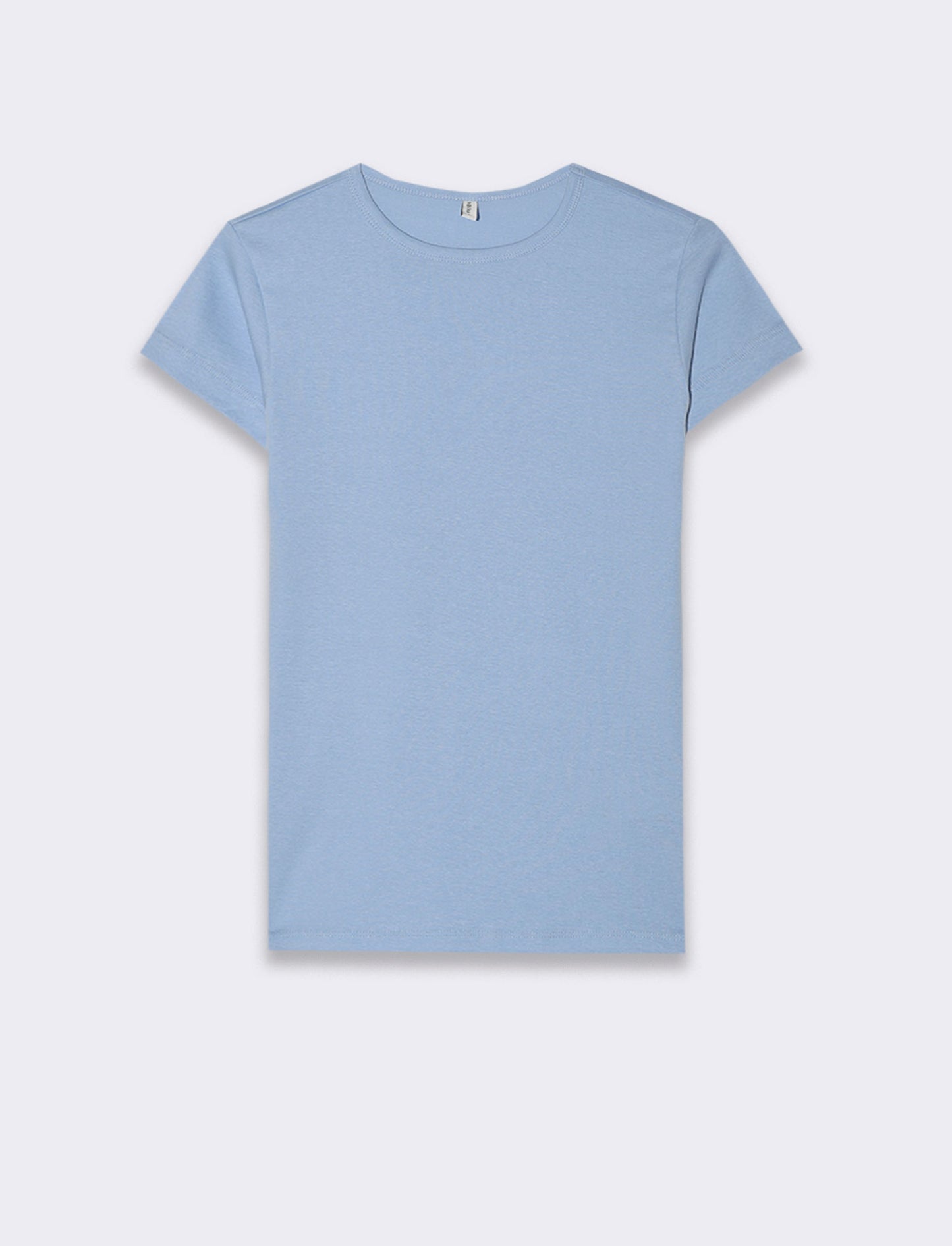 T-shirt basica da donna - Blu chiaro