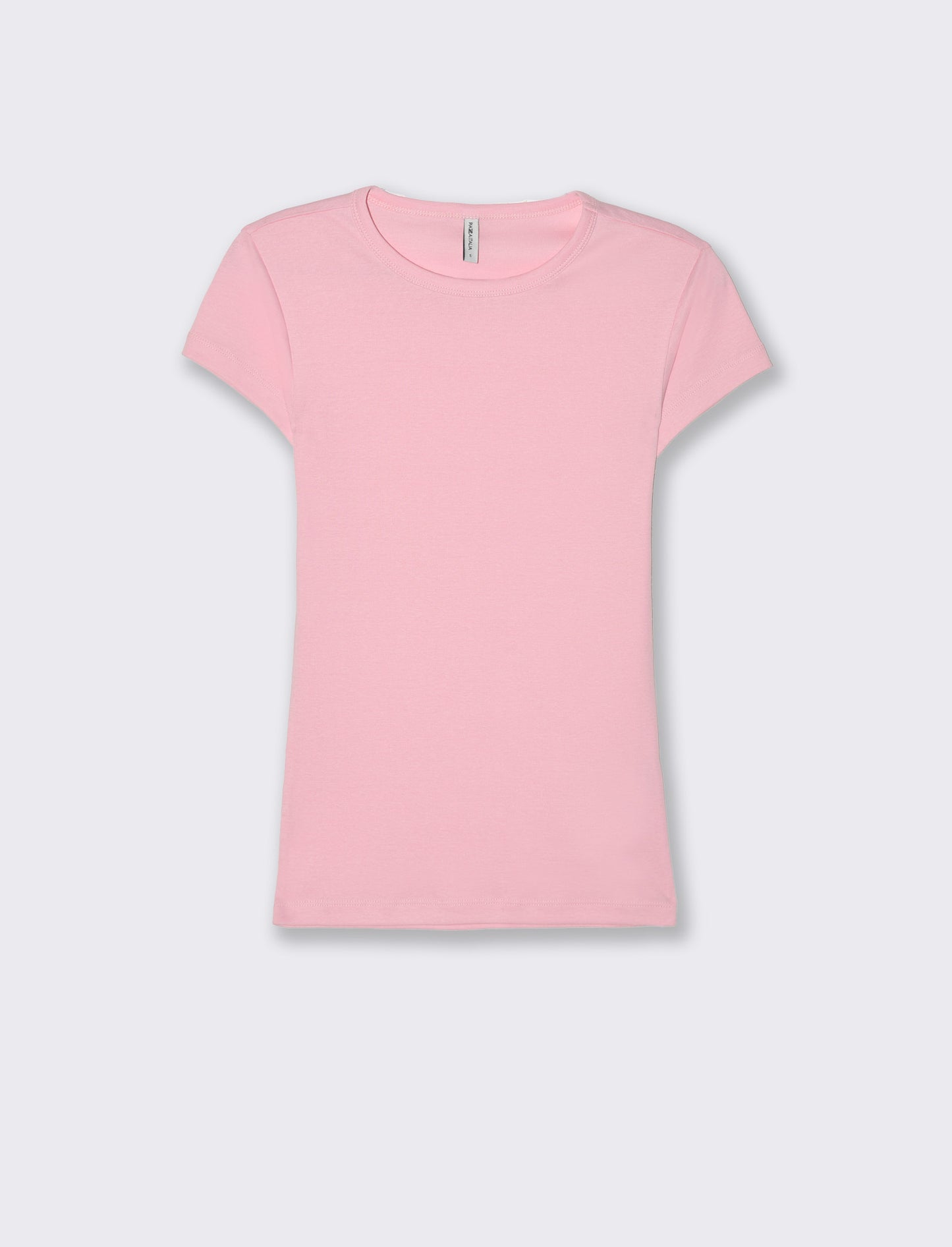 T-shirt basica da donna - Rosa plum