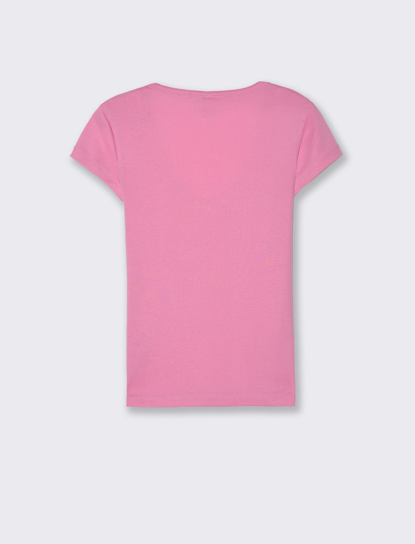 Woman's basic t-shirt for everyday wear - Pink