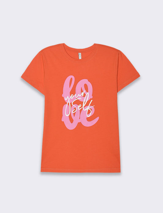T-shirt con stampa da donna - var 3