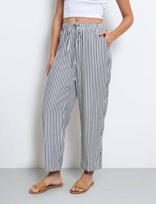 Pantalone con elastico in vita da donna - var 1