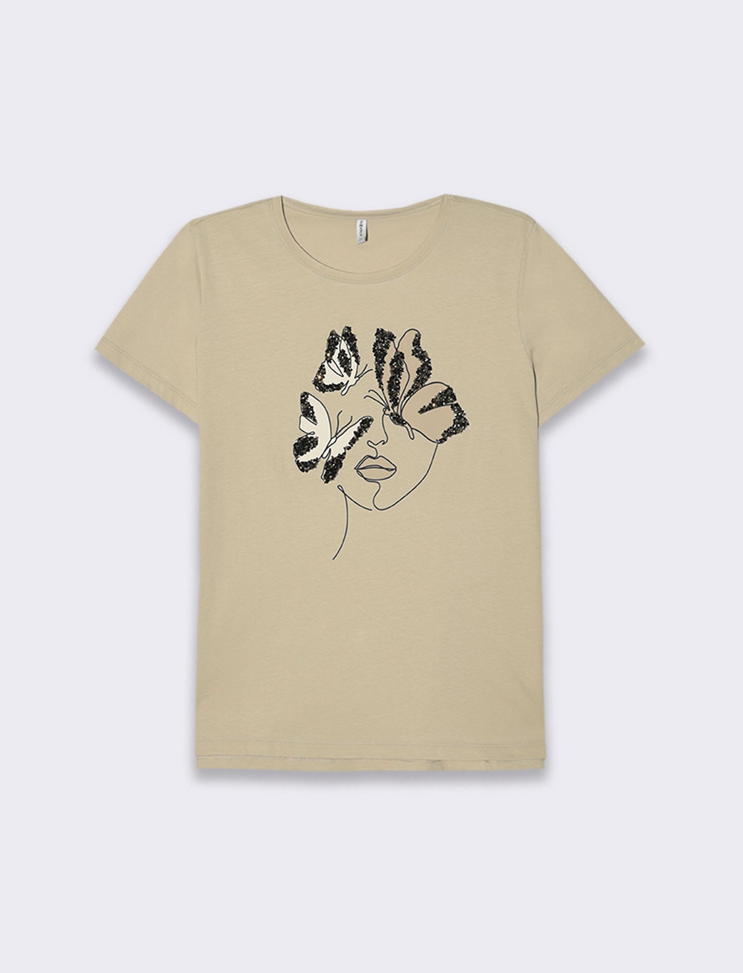 T-shirt con stampa da donna - Var 4