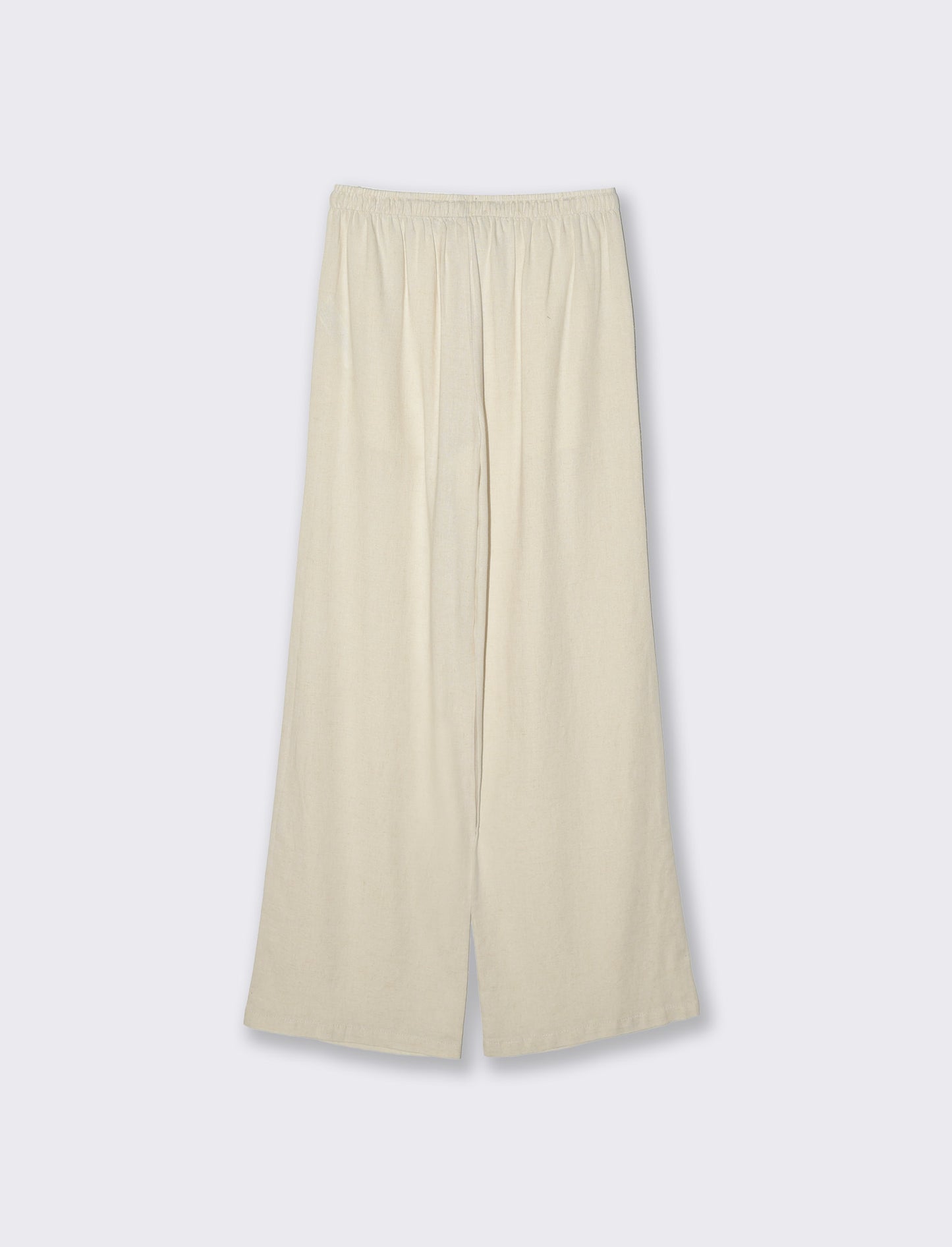 Pantalone con elastico in vita da donna - Beige corda