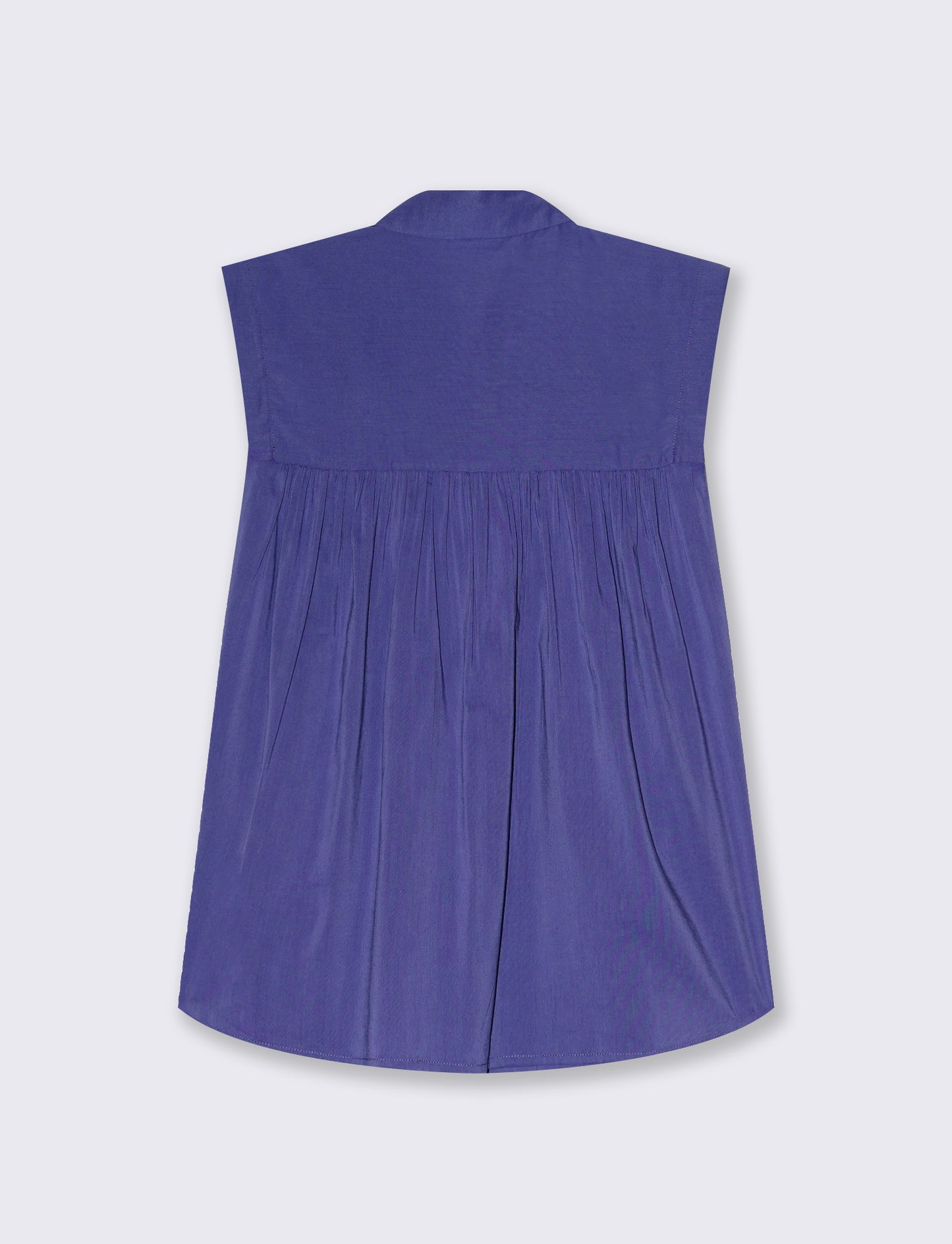 Camicia giro manica da donna - Mirtillo