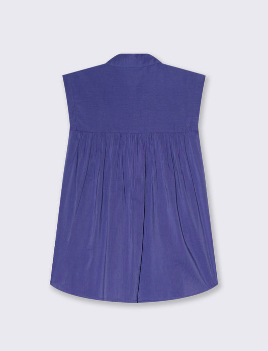 Woman's short sleeve shirt - Purple
