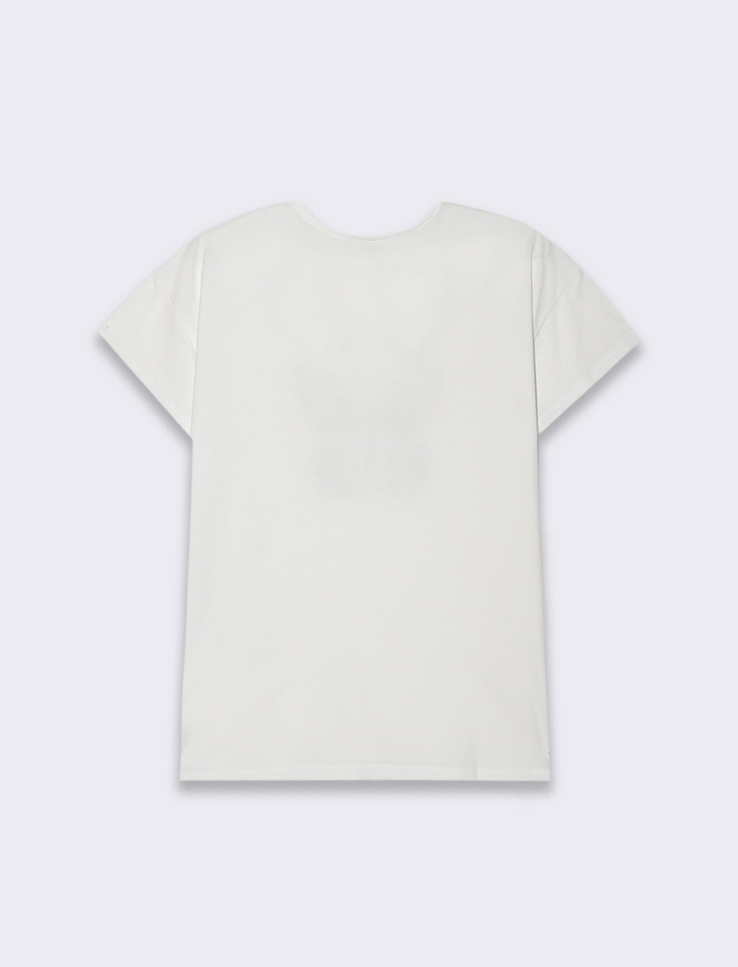 T-shirt con stampa e paillettes da donna - var 2